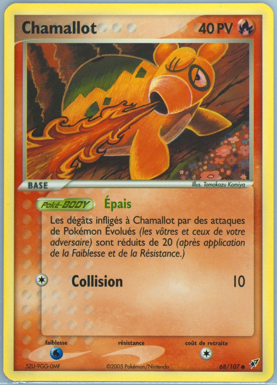 Chamallot French (68) 2005 Pokemon EX Deoxys