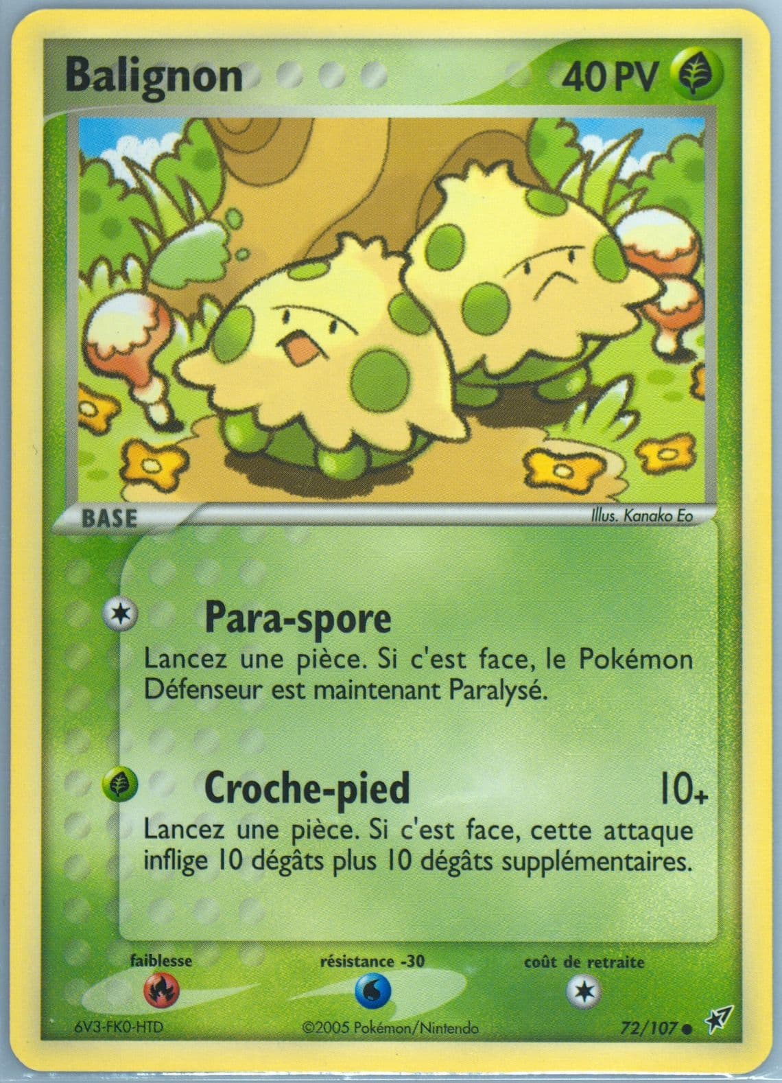 Balignon French (72) 2005 Pokemon EX Deoxys