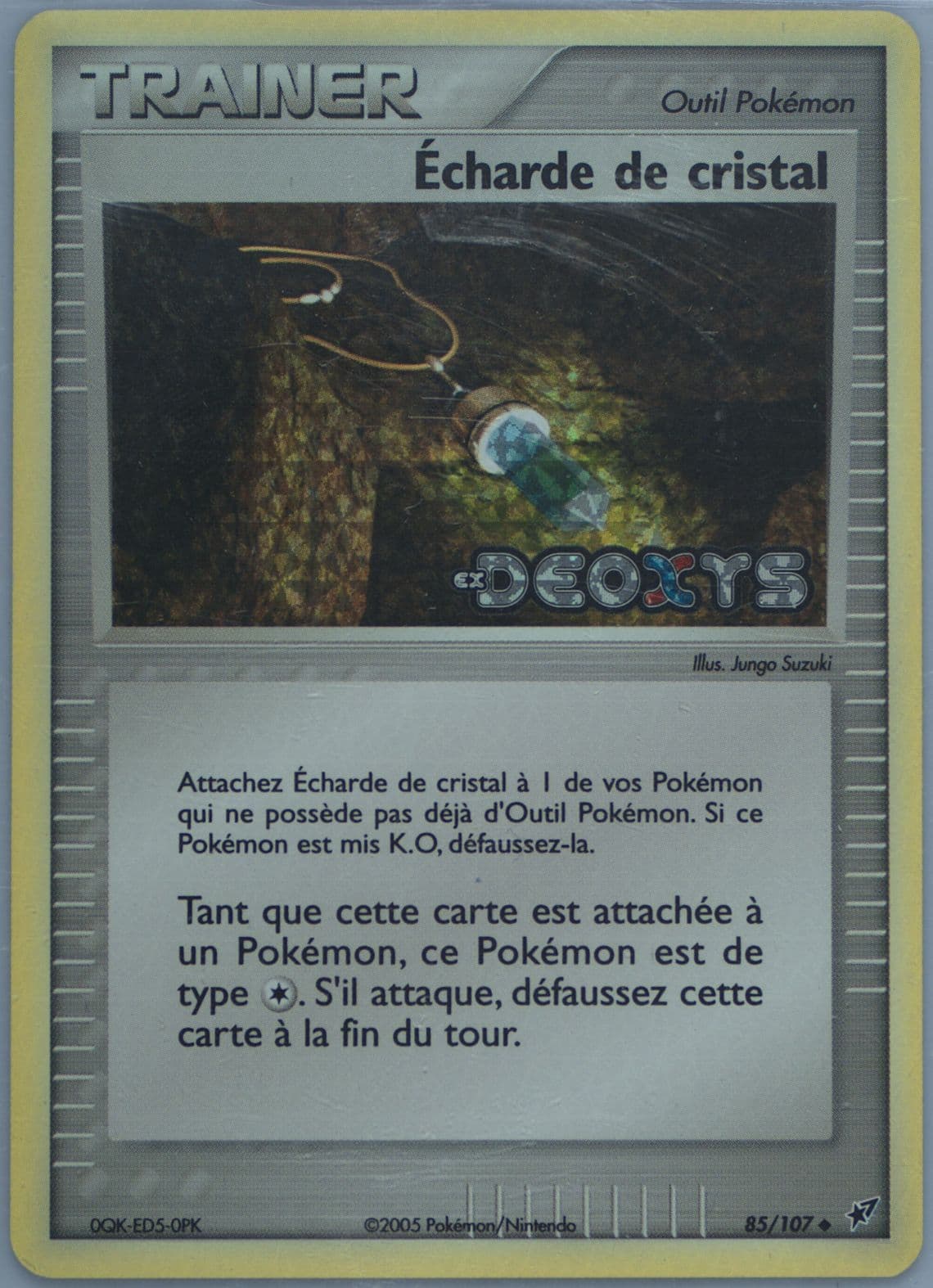 Echarde de Cristal French (85) 2005 Pokemon EX Deoxys