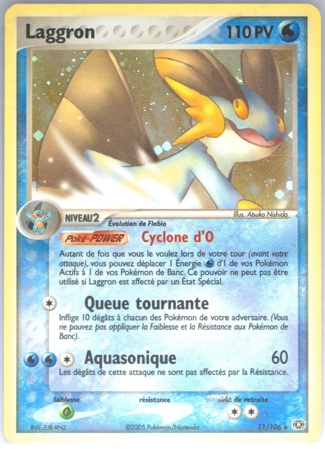 Laggron-Holo French (11) 2005 Pokemon EX Emerald