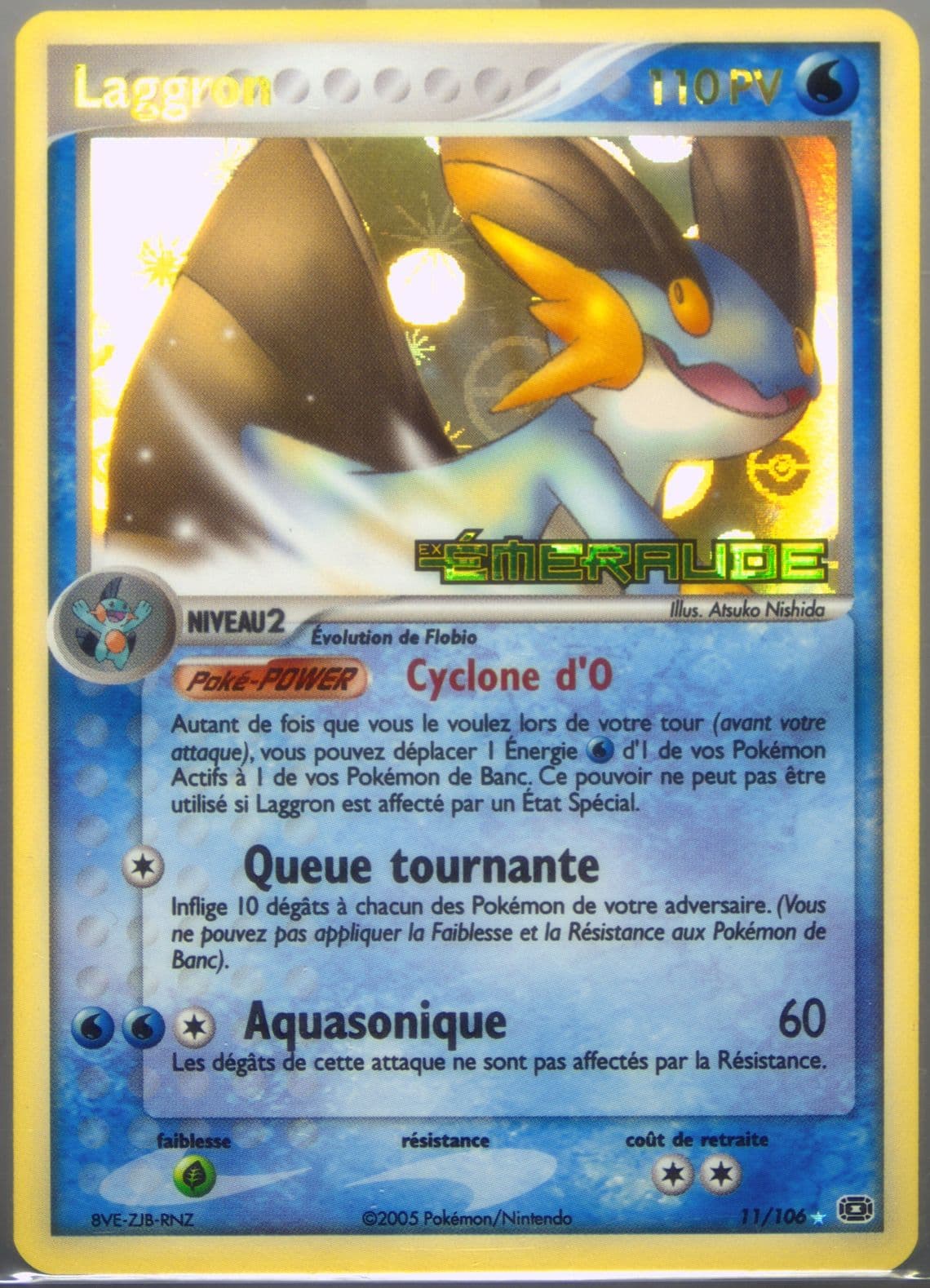 Laggron-Reverse Foil French (11) 2005 Pokemon EX Emerald