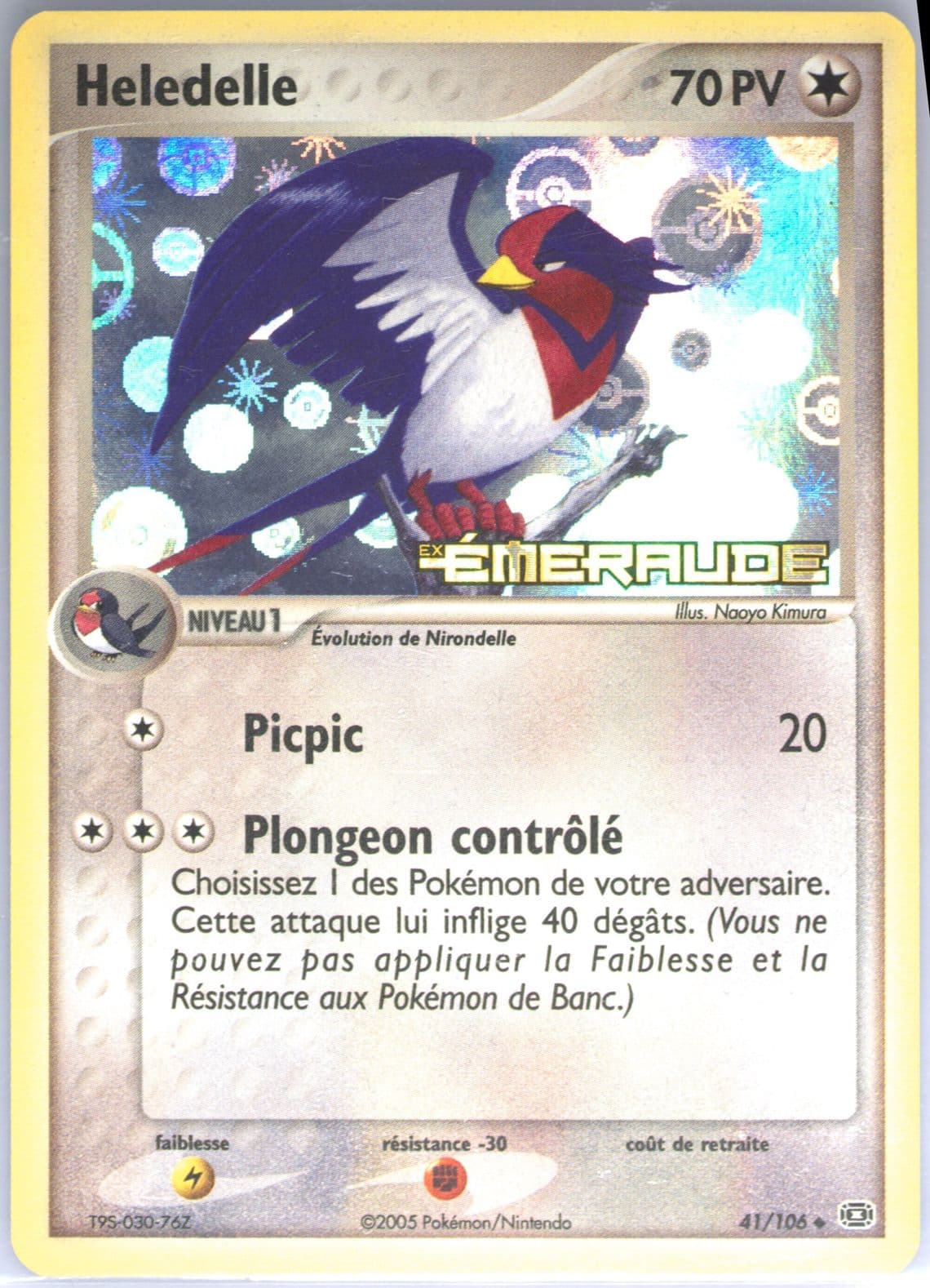 Heledelle-Reverse Foil French (41) 2005 Pokemon EX Emerald