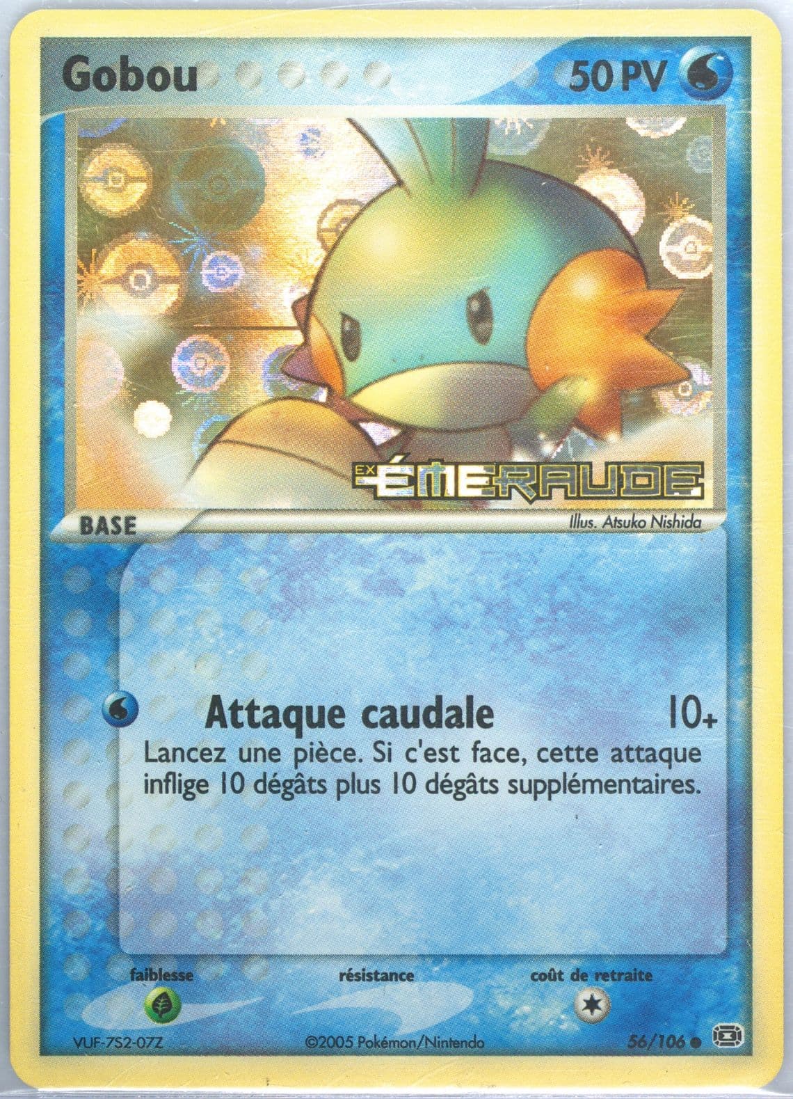 Gobou-Reverse Foil French (56) 2005 Pokemon EX Emerald