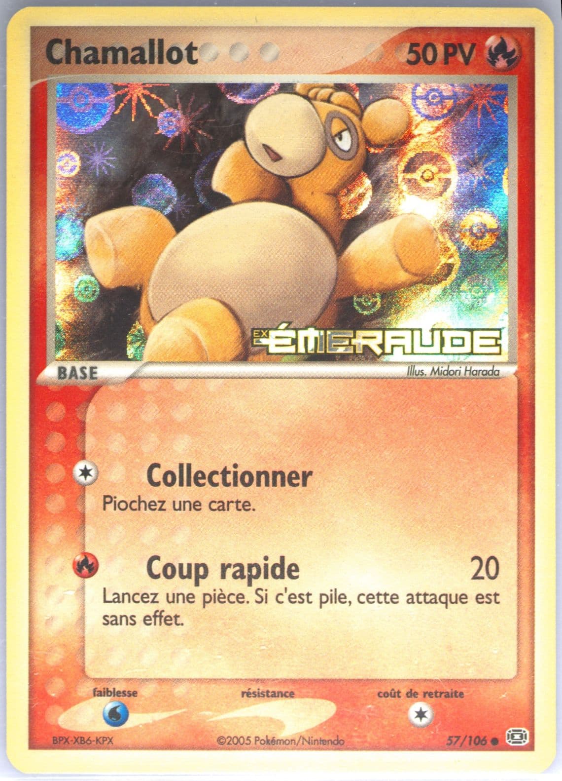 Chamallot-Reverse Foil French (57) 2005 Pokemon EX Emerald