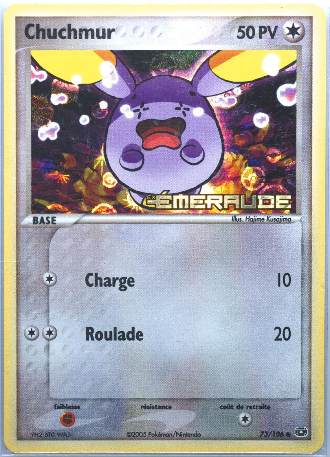 Chuchmur-Reverse Foil French (73) 2005 Pokemon EX Emerald