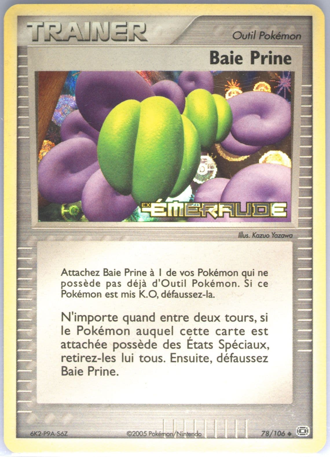 Baie Prine-Reverse Foil French (78) 2005 Pokemon EX Emerald