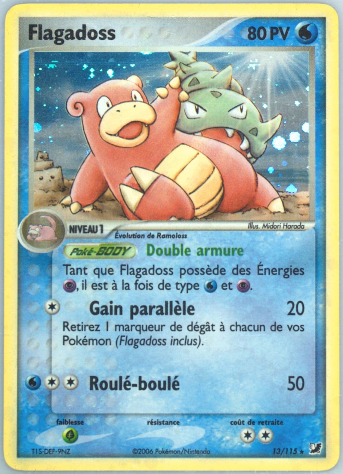Flagadoss-Holo (13) 2006 Pokemon French EX Unseen Forces