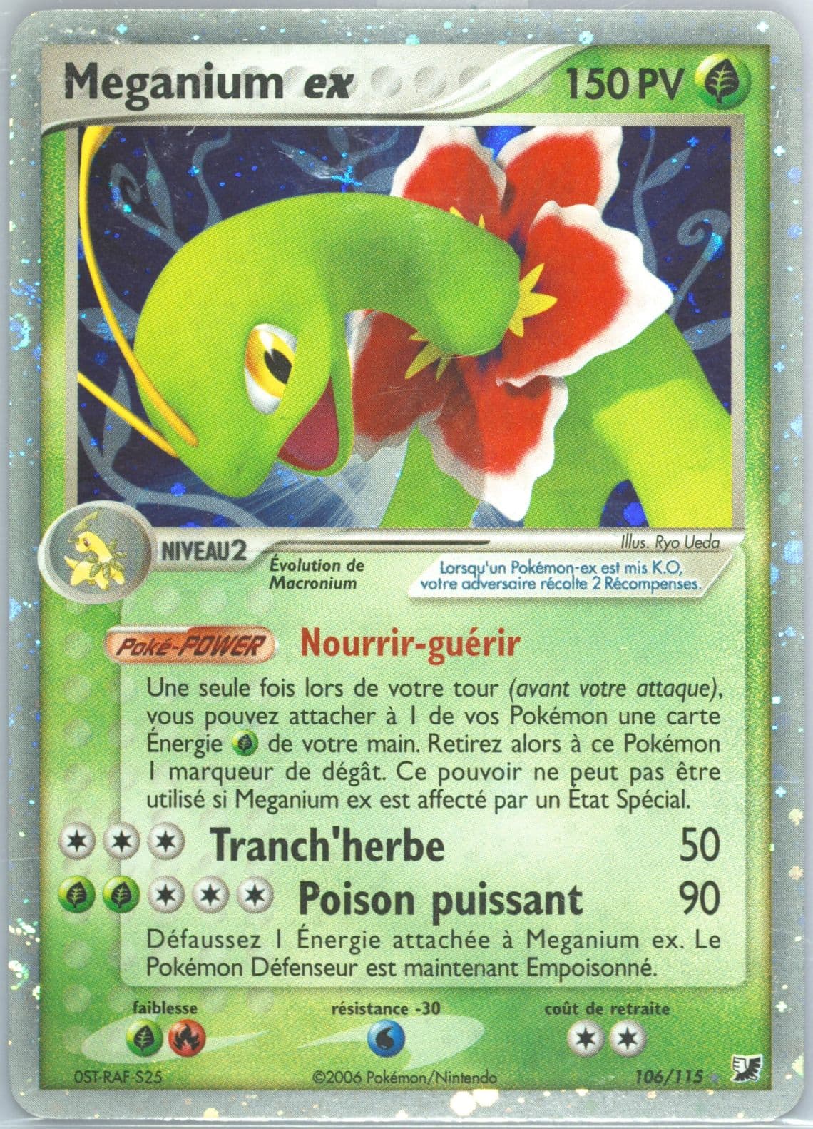 Meganium EX-Holo (106) 2006 Pokemon French EX Unseen Forces