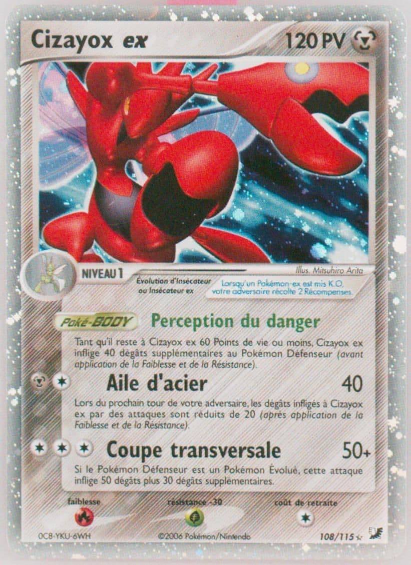 Cizayox EX-Holo (108) 2006 Pokemon French EX Unseen Forces