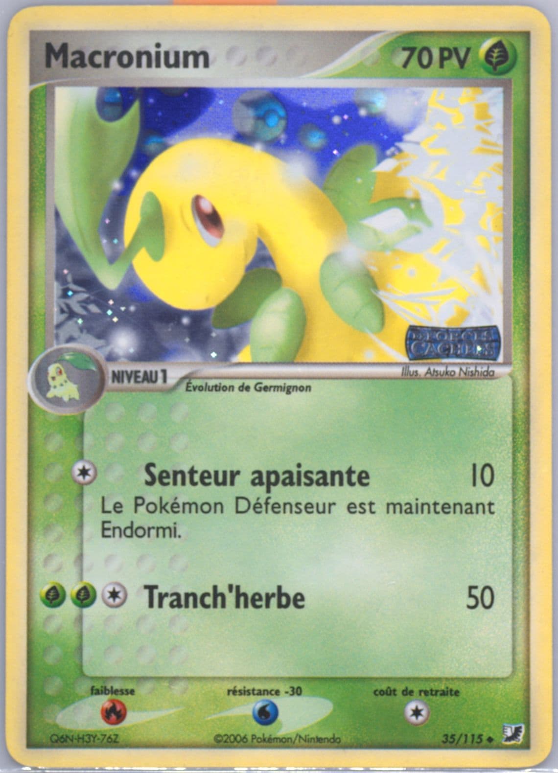 Macronium-Reverse Foil (35) 2006 Pokemon French EX Unseen Forces