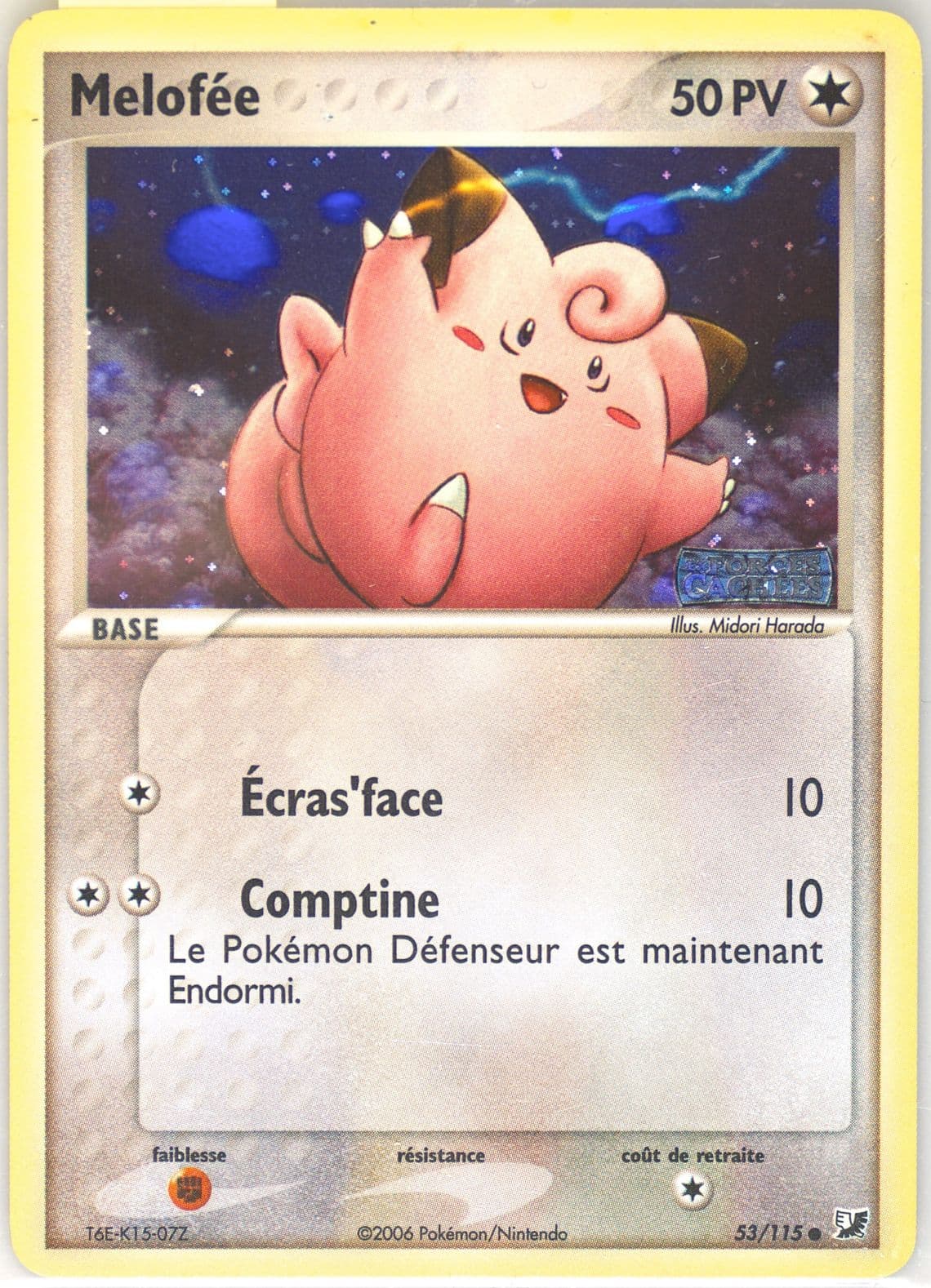 Melofee-Reverse Foil (53) 2006 Pokemon French EX Unseen Forces