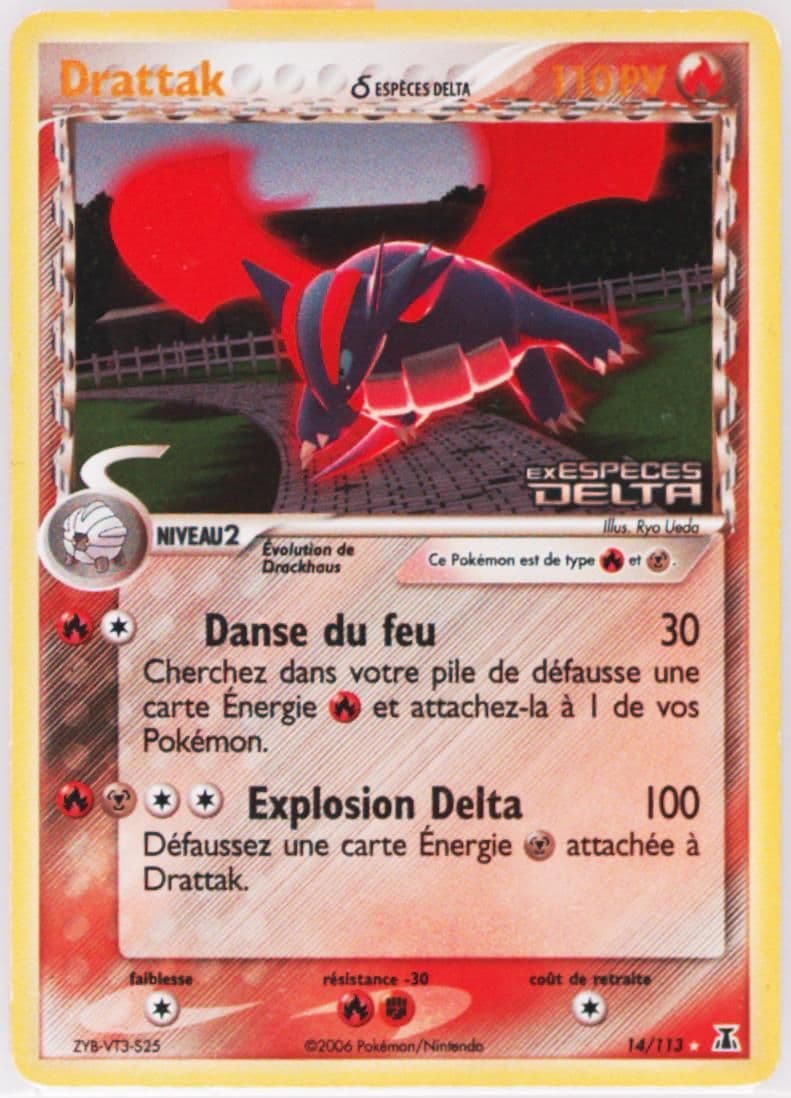 Drattak-Reverse Foil (14) 2006 Pokemon French EX Delta Species