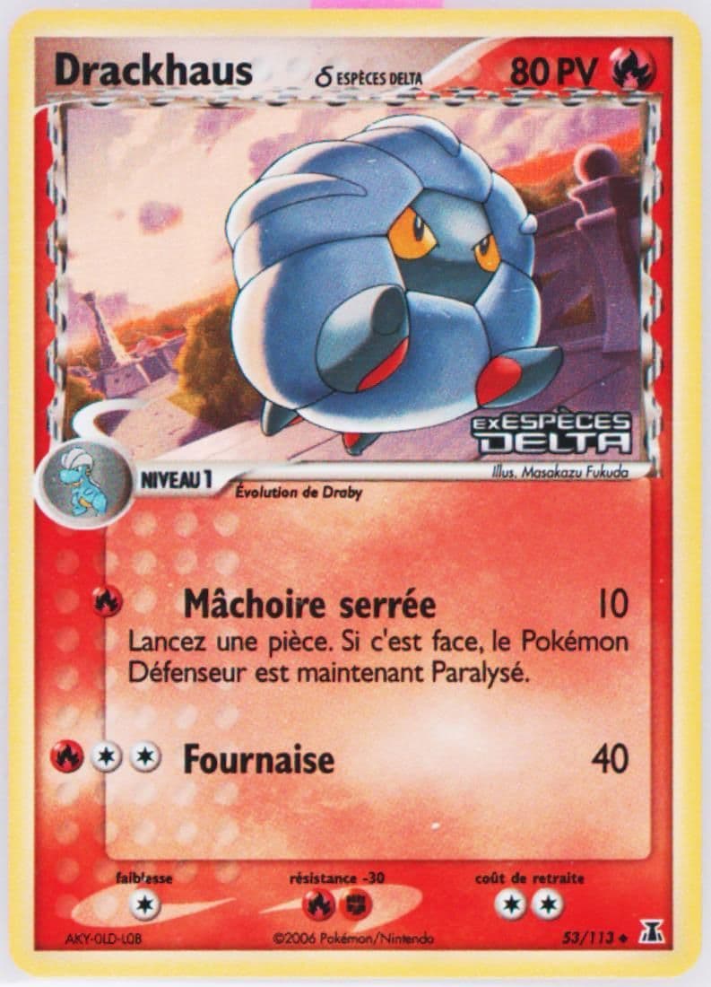 Drackhaus-Reverse Foil (53) 2006 Pokemon French EX Delta Species
