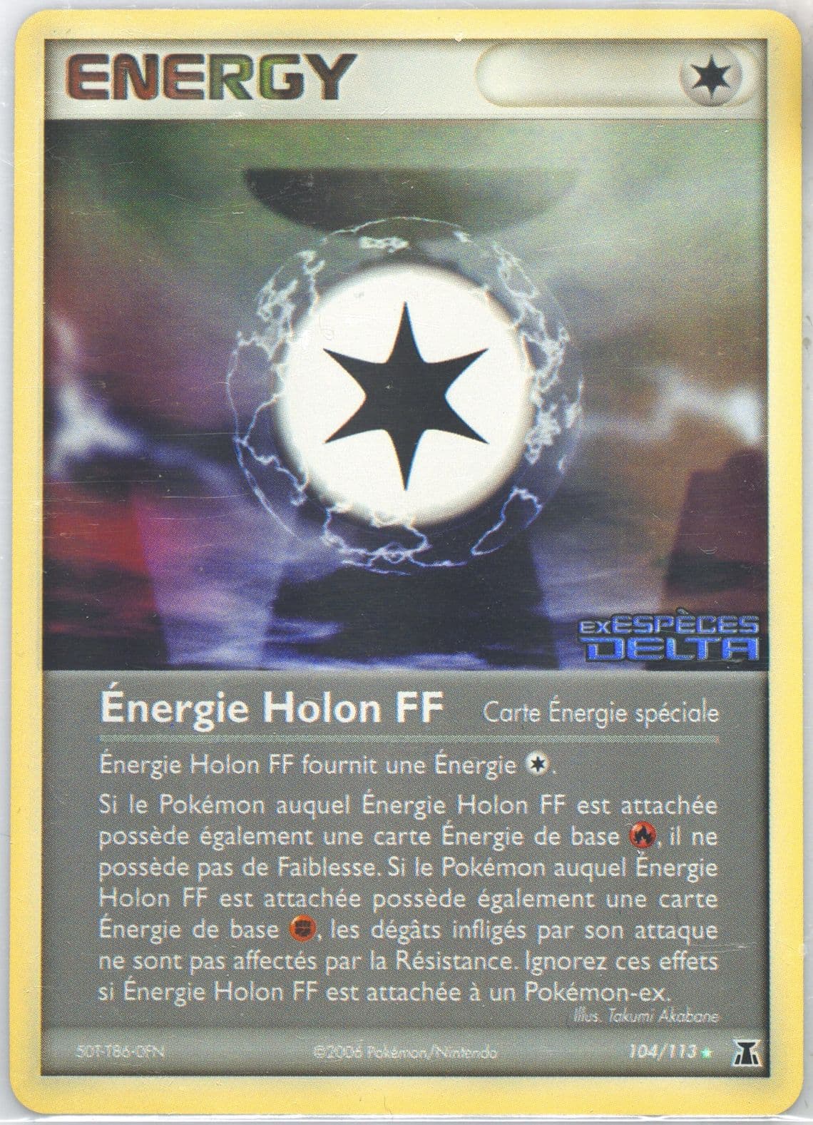 Energie Holon FF-Reverse Foil (104) 2006 Pokemon French EX Delta Species