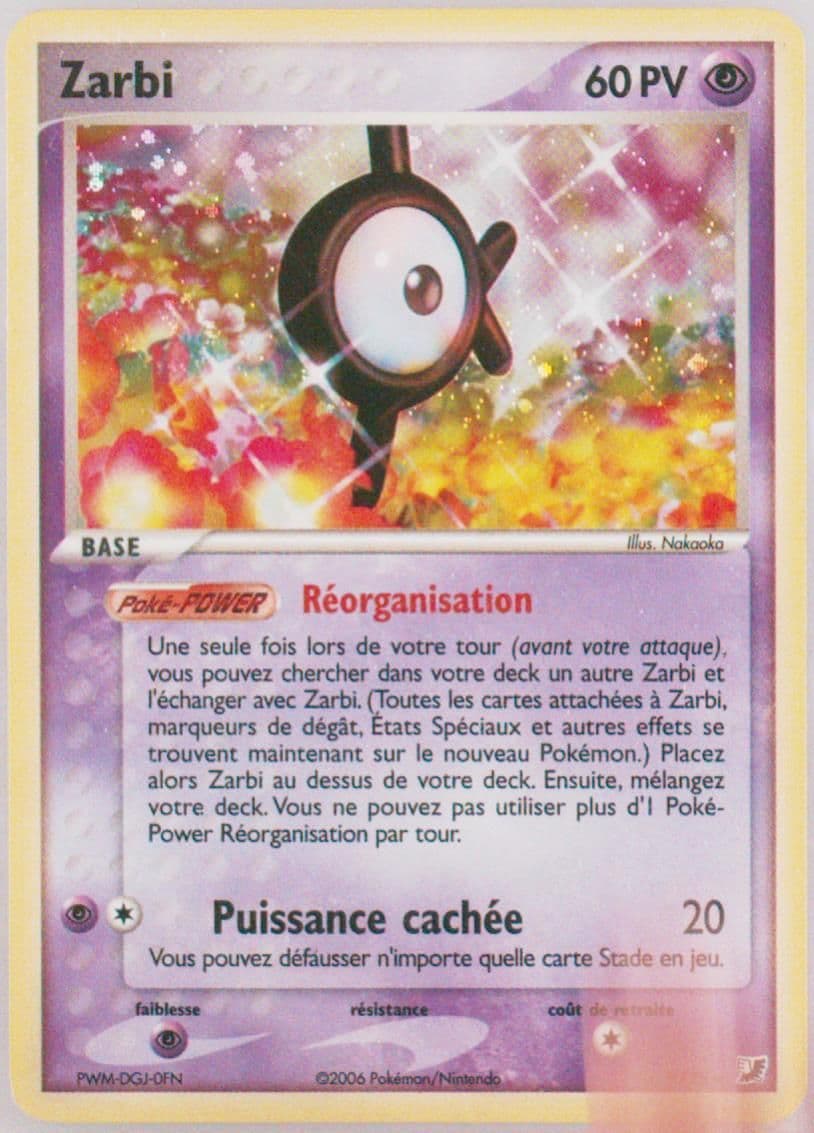 Zarbi-Holo (K/28) 2006 Pokemon French EX Unseen Forces