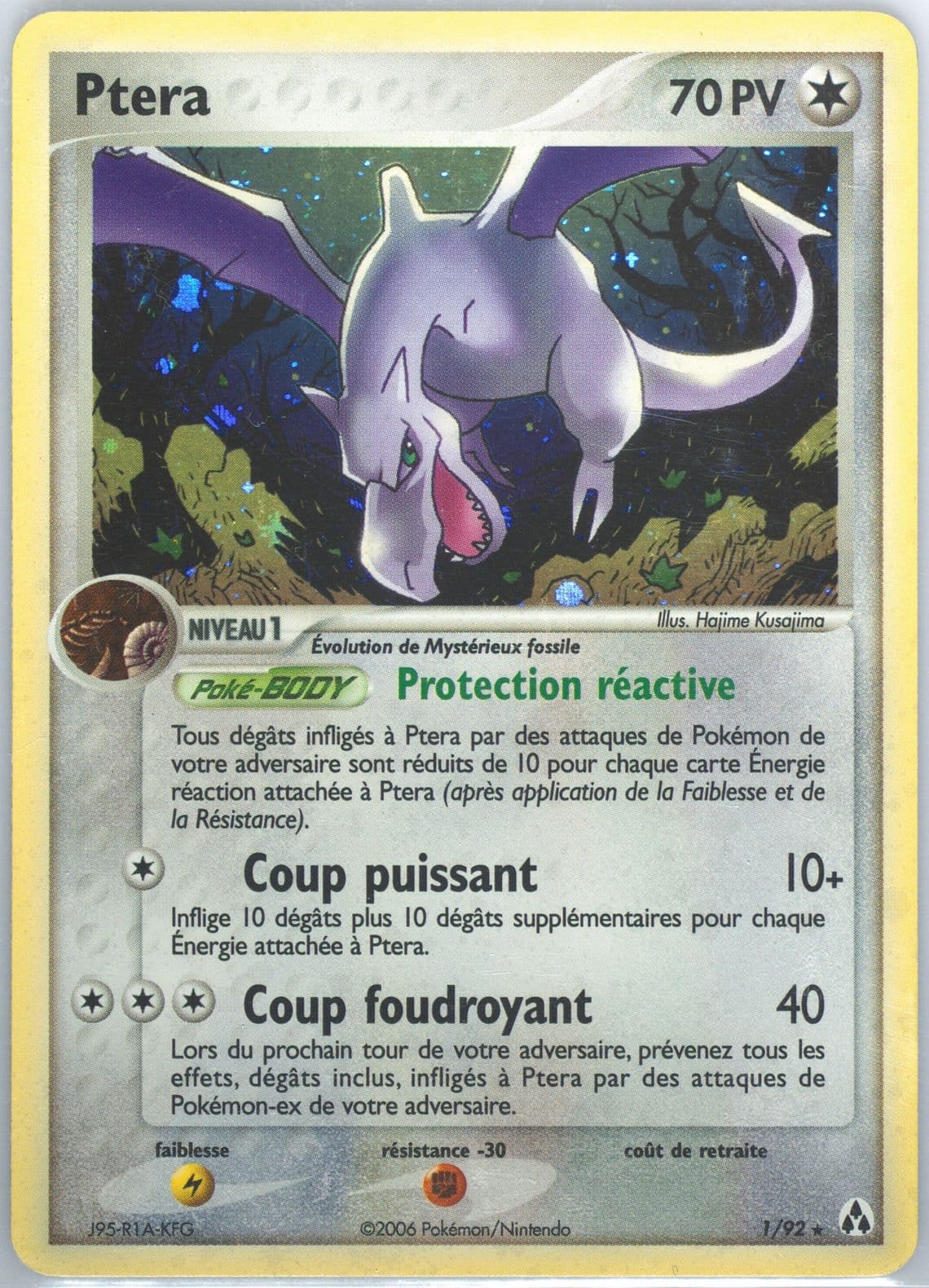 Ptera-Holo French (1) 2006 Pokemon EX Legend Maker