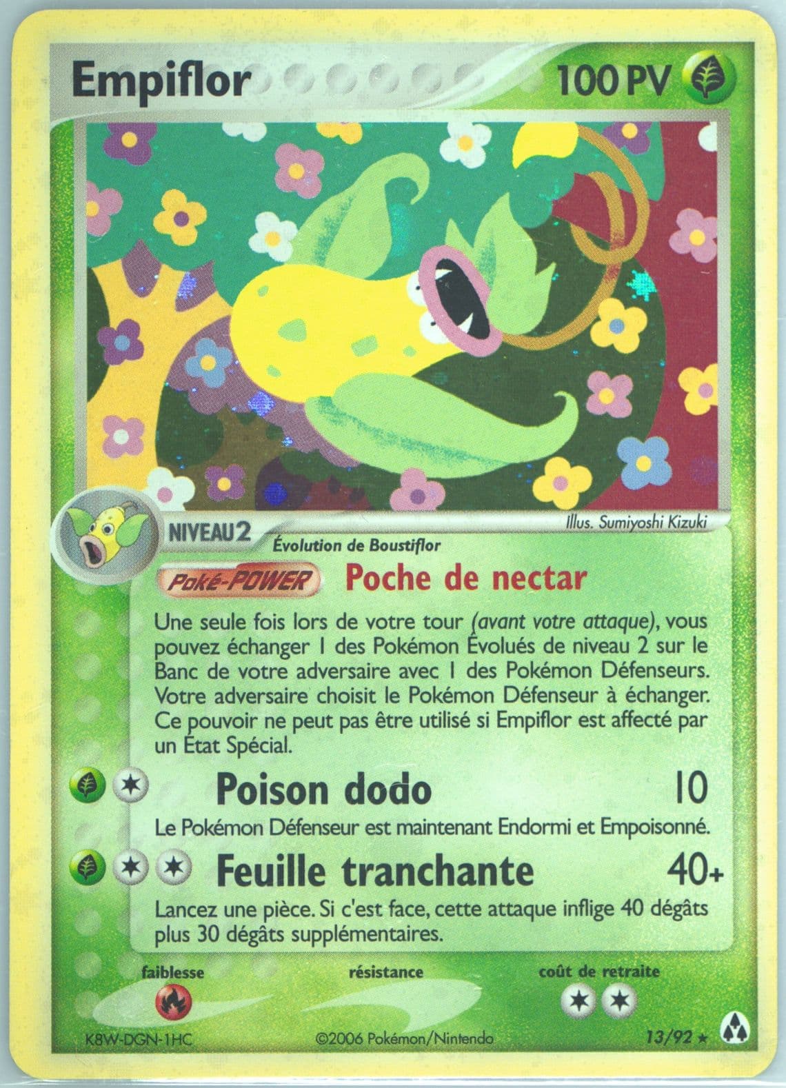 Empiflor-Holo French (13) 2006 Pokemon EX Legend Maker