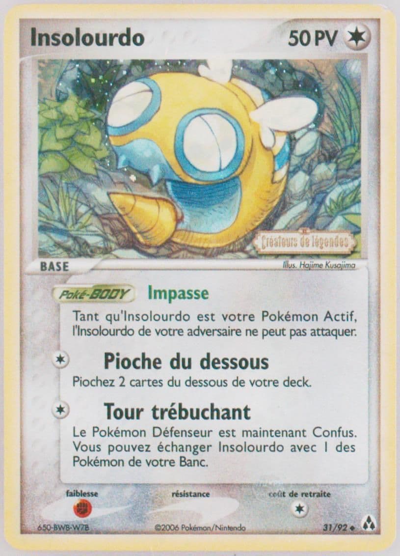 Insolourdo-Reverse Foil French (31) 2006 Pokemon EX Legend Maker