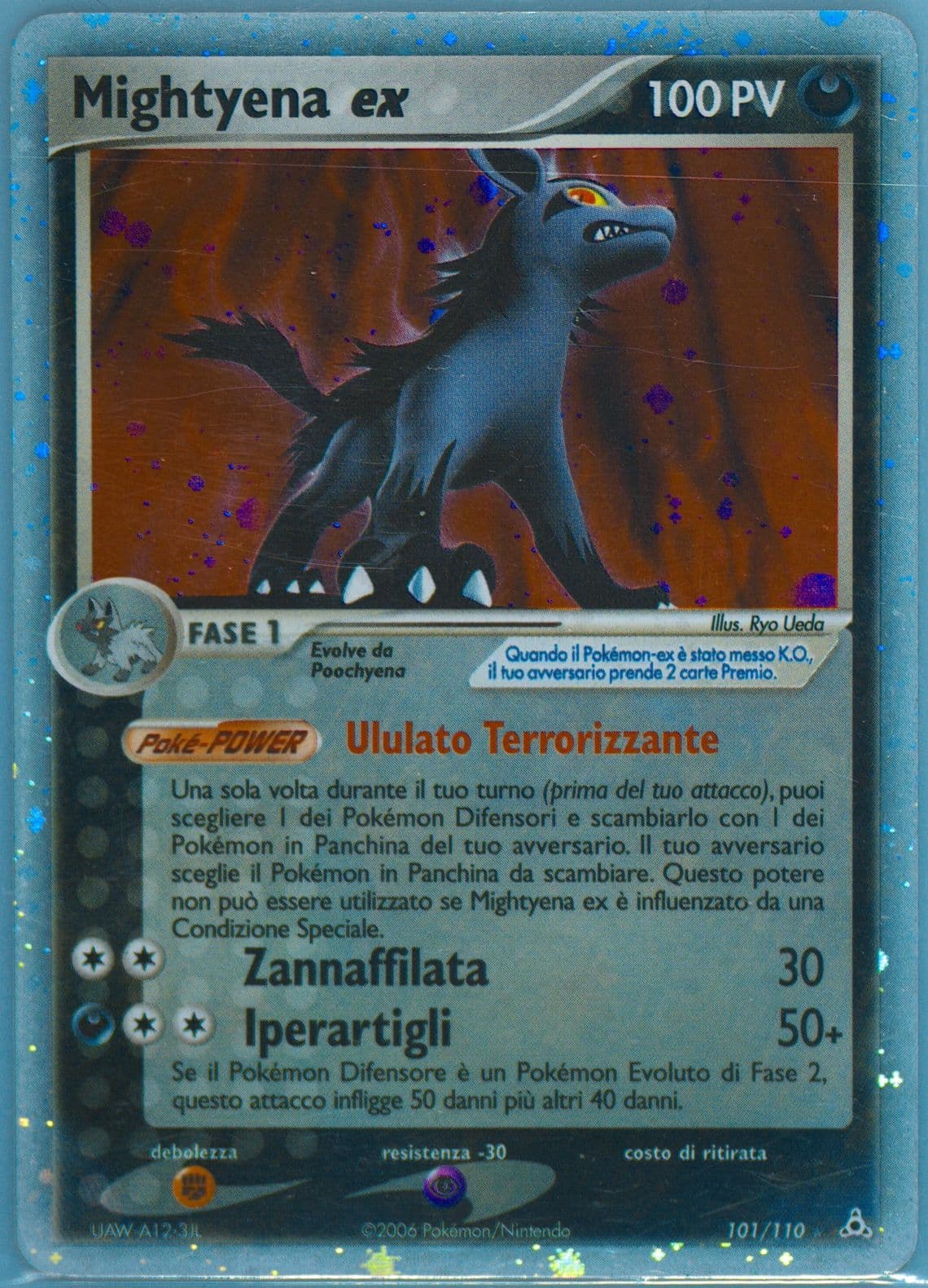 Mightyena EX-Holo Italian (101) 2006 Pokemon EX Holon Phantoms