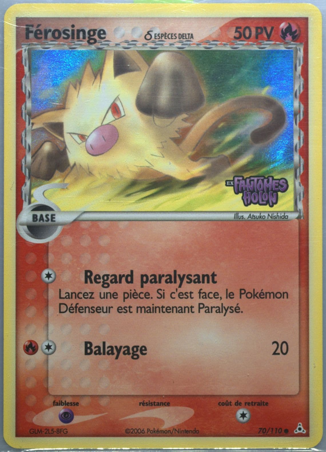 Ferosinge-Reverse Foil French (70) 2006 Pokemon EX Holon Phantoms
