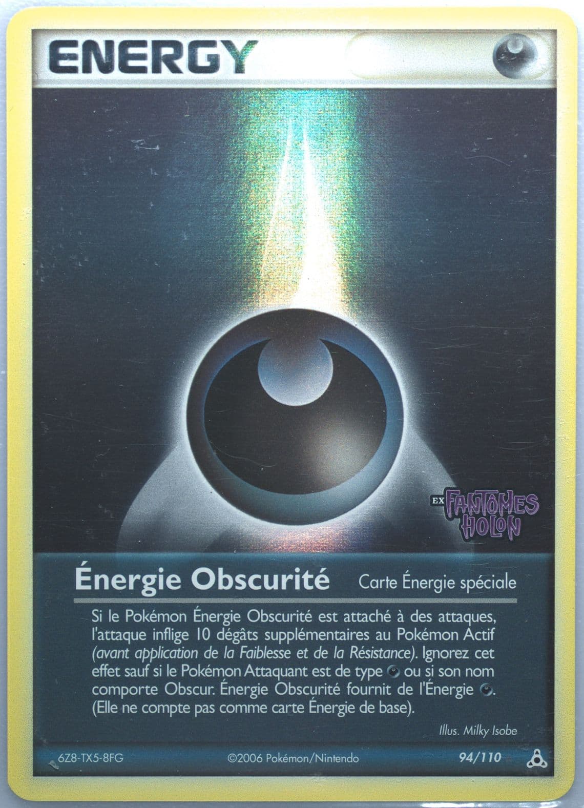 Energie Obscurite-Reverse Foil French (94) 2006 Pokemon EX Holon Phantoms