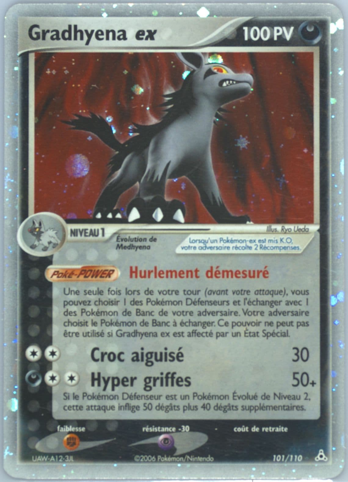 Gradhyena EX-Holo French (101) 2006 Pokemon EX Holon Phantoms