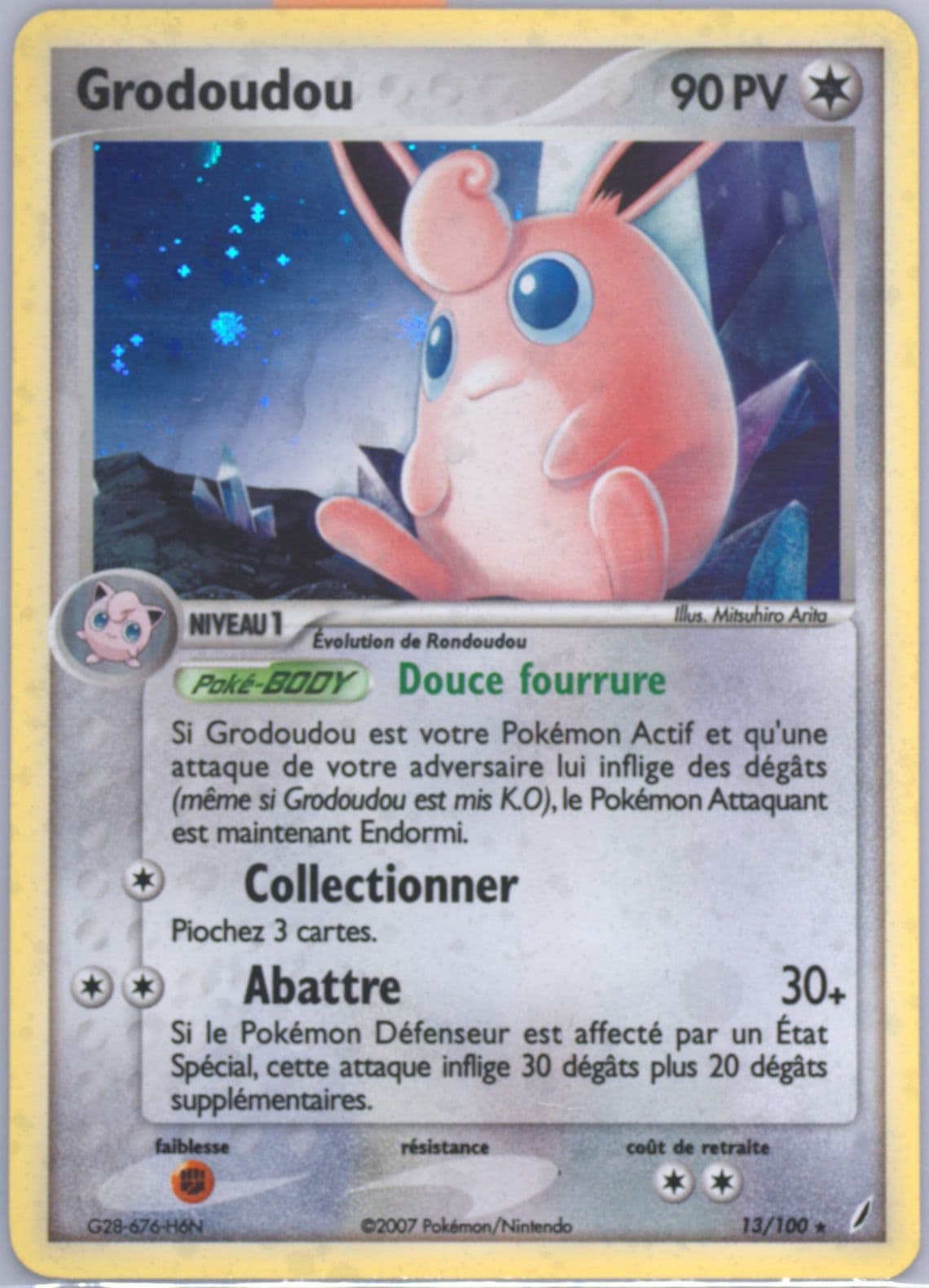 Grodoudou-Holo (13) 2007 Pokemon French EX Crystal Guardians
