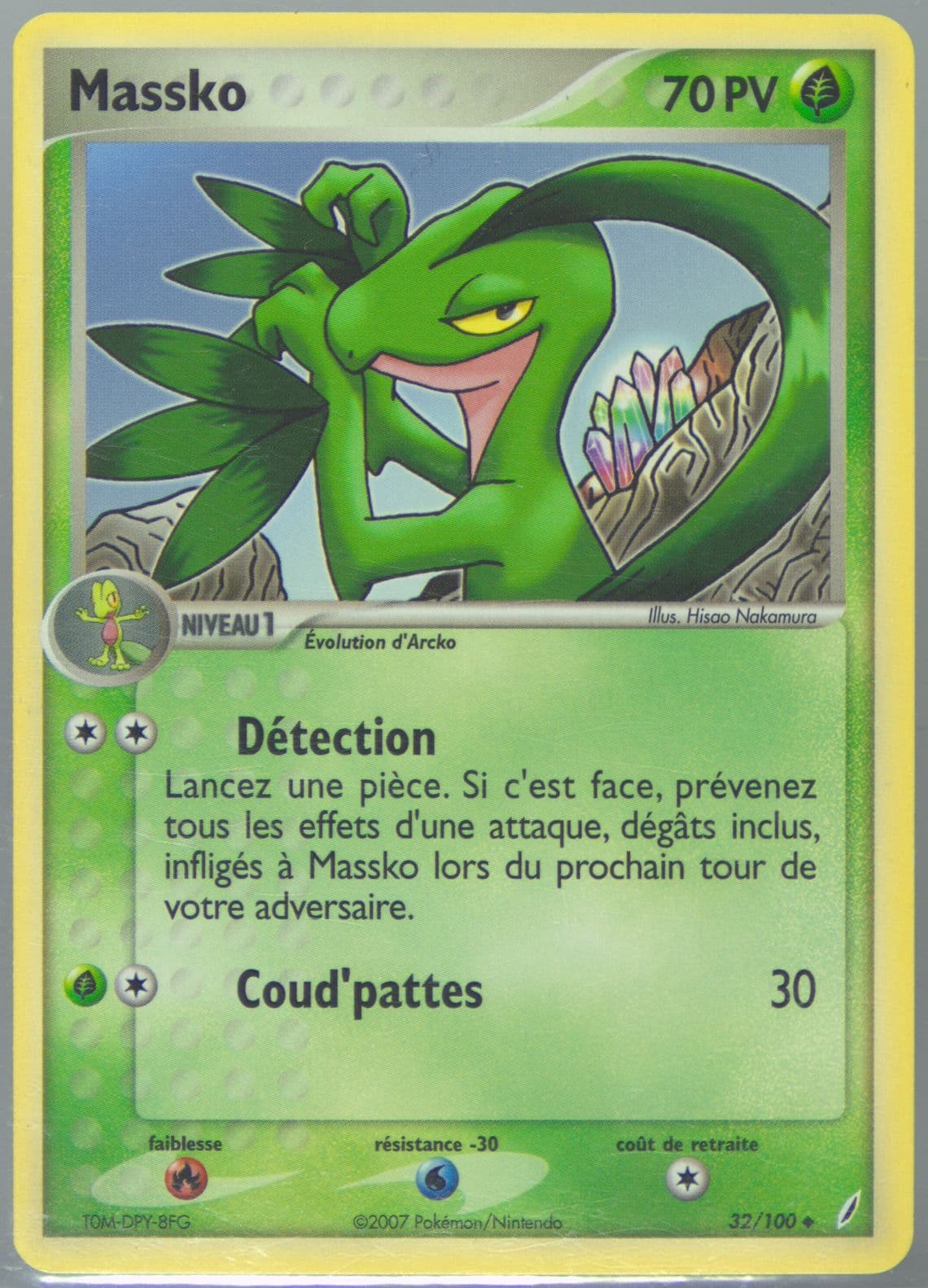 Massko (32) 2007 Pokemon French EX Crystal Guardians