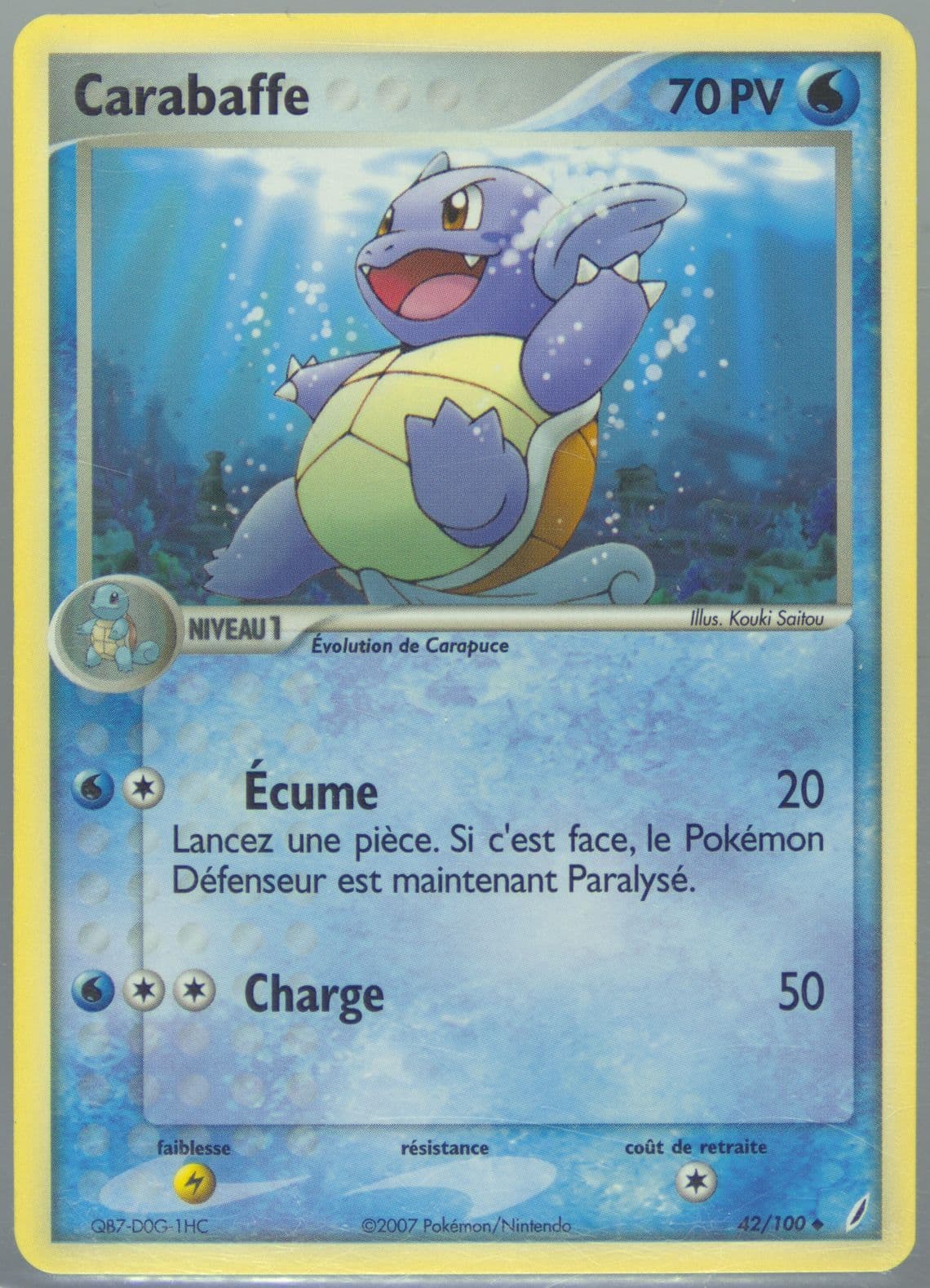 Carabaffe (42) 2007 Pokemon French EX Crystal Guardians