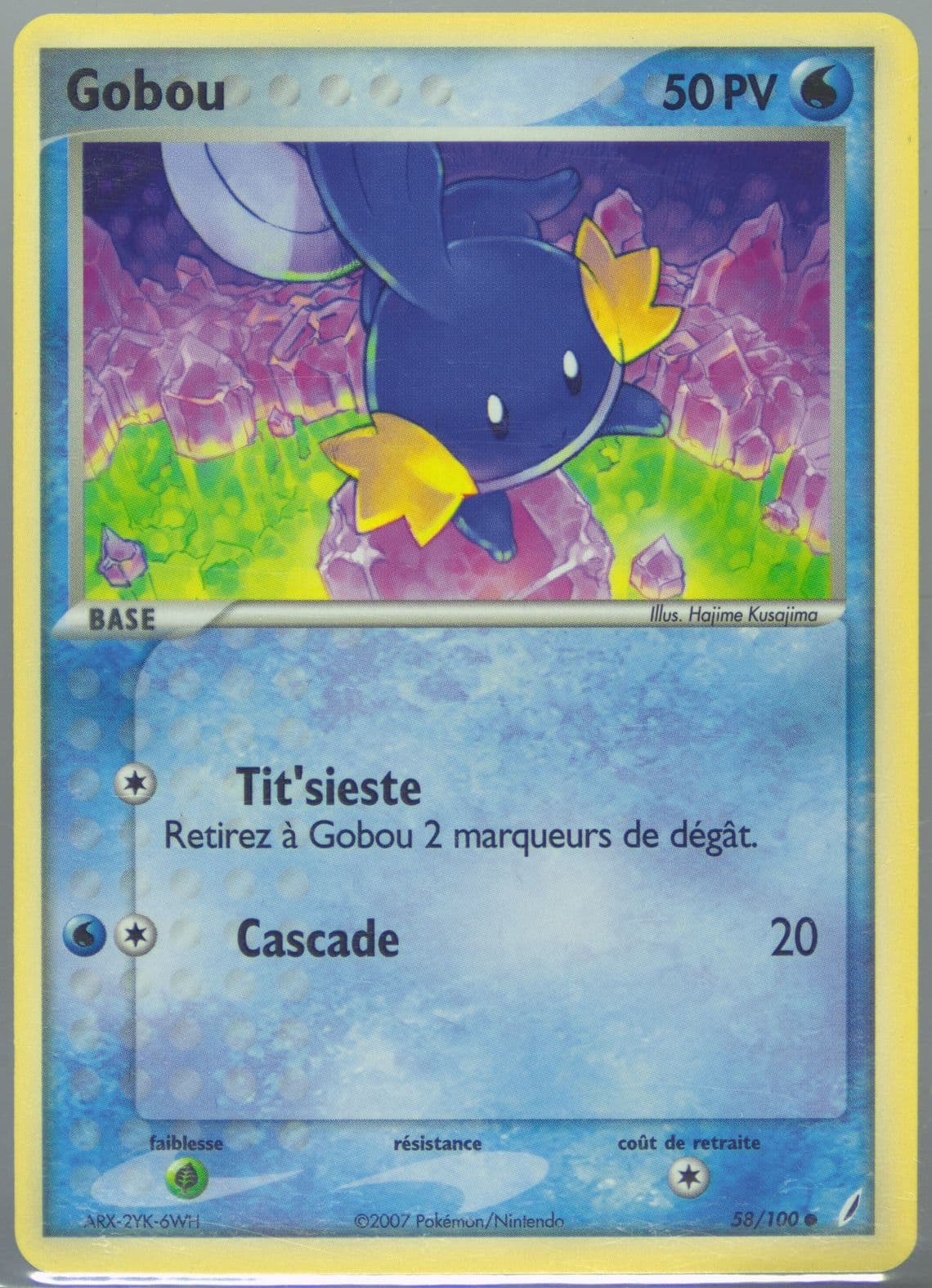 Gobou (58) 2007 Pokemon French EX Crystal Guardians