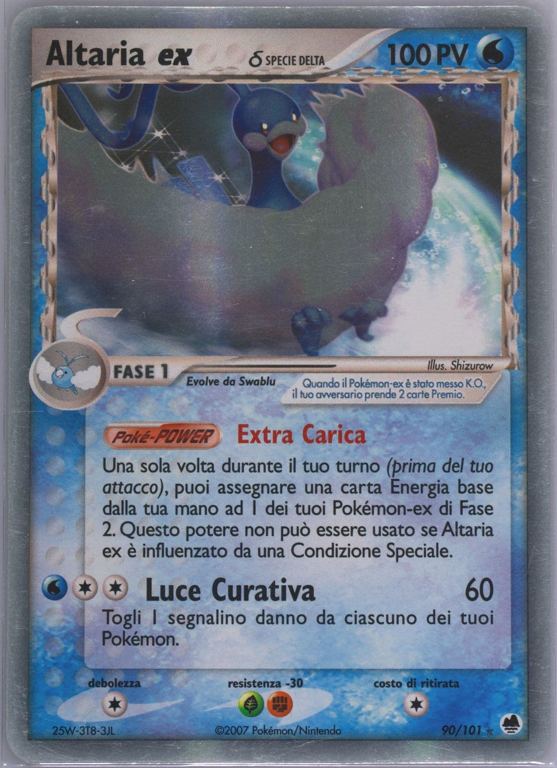 Altaria EX-Holo Italian (90) 2006 Pokemon EX Dragon Frontiers