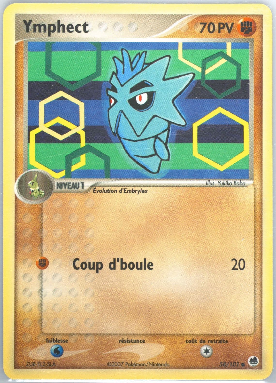 Ymphect (58) 2007 Pokemon French EX Dragon Frontiers