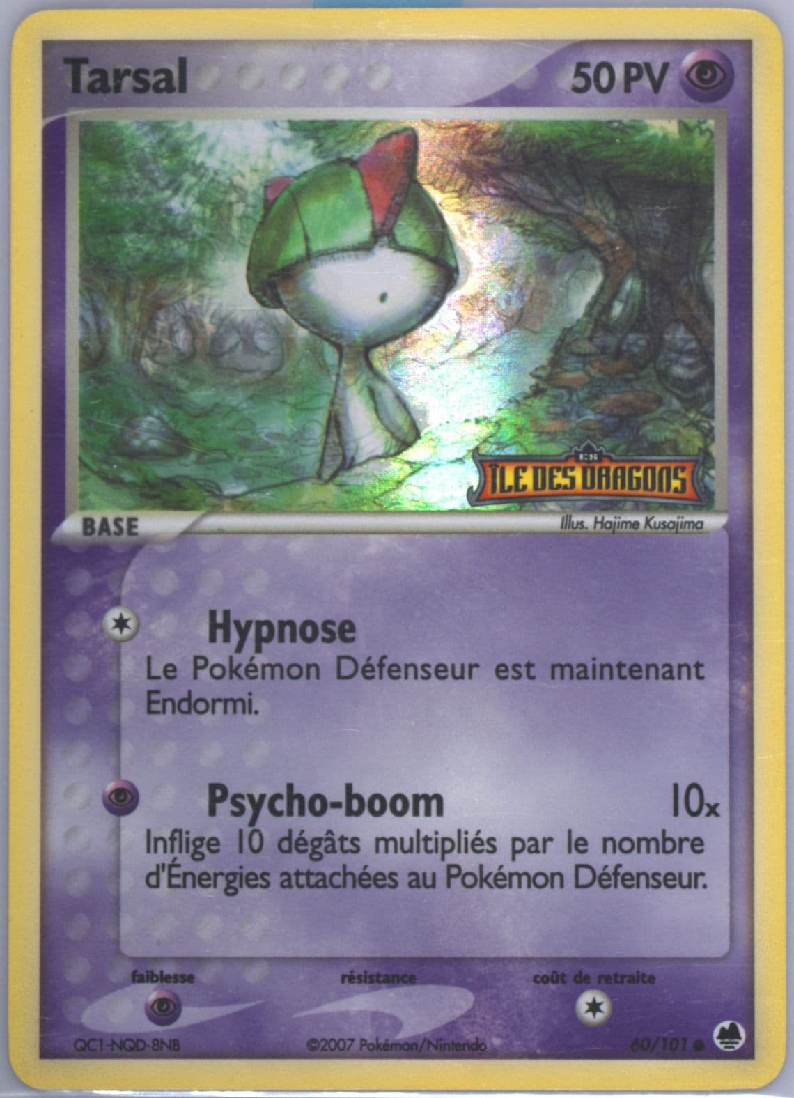 Tarsal-Reverse Foil (60) 2007 Pokemon French EX Dragon Frontiers