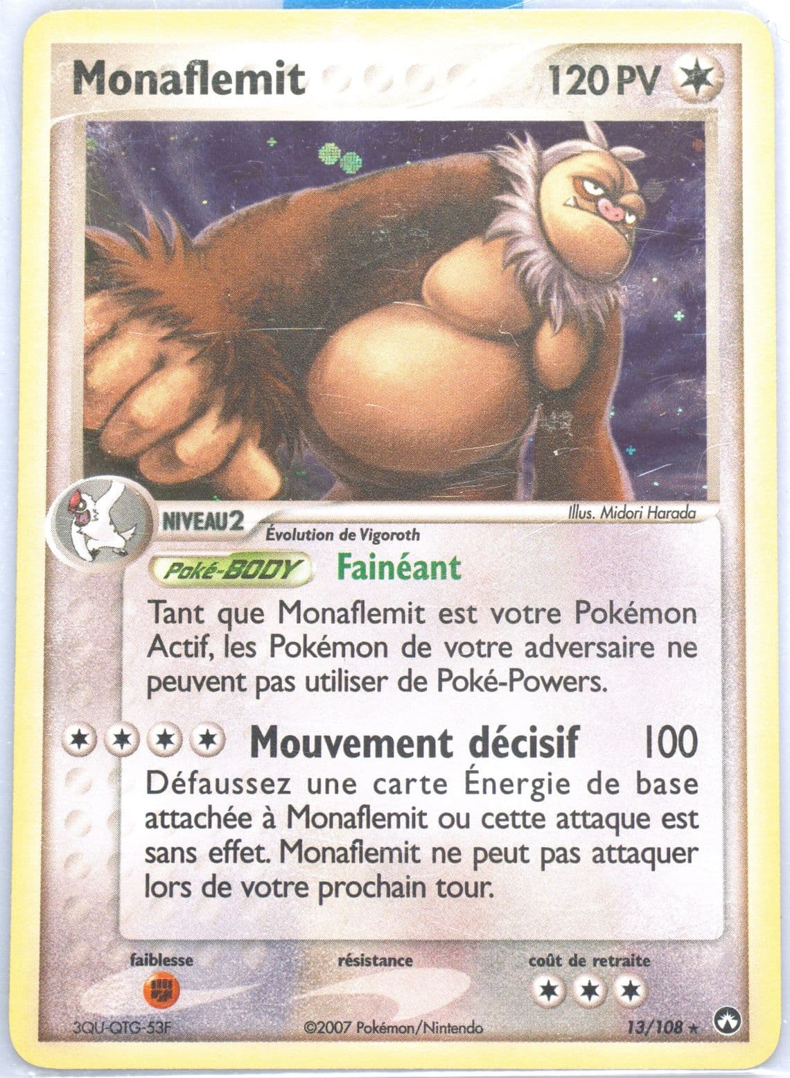 Monaflemit-Holo French (13) 2007 Pokemon EX Power Keepers