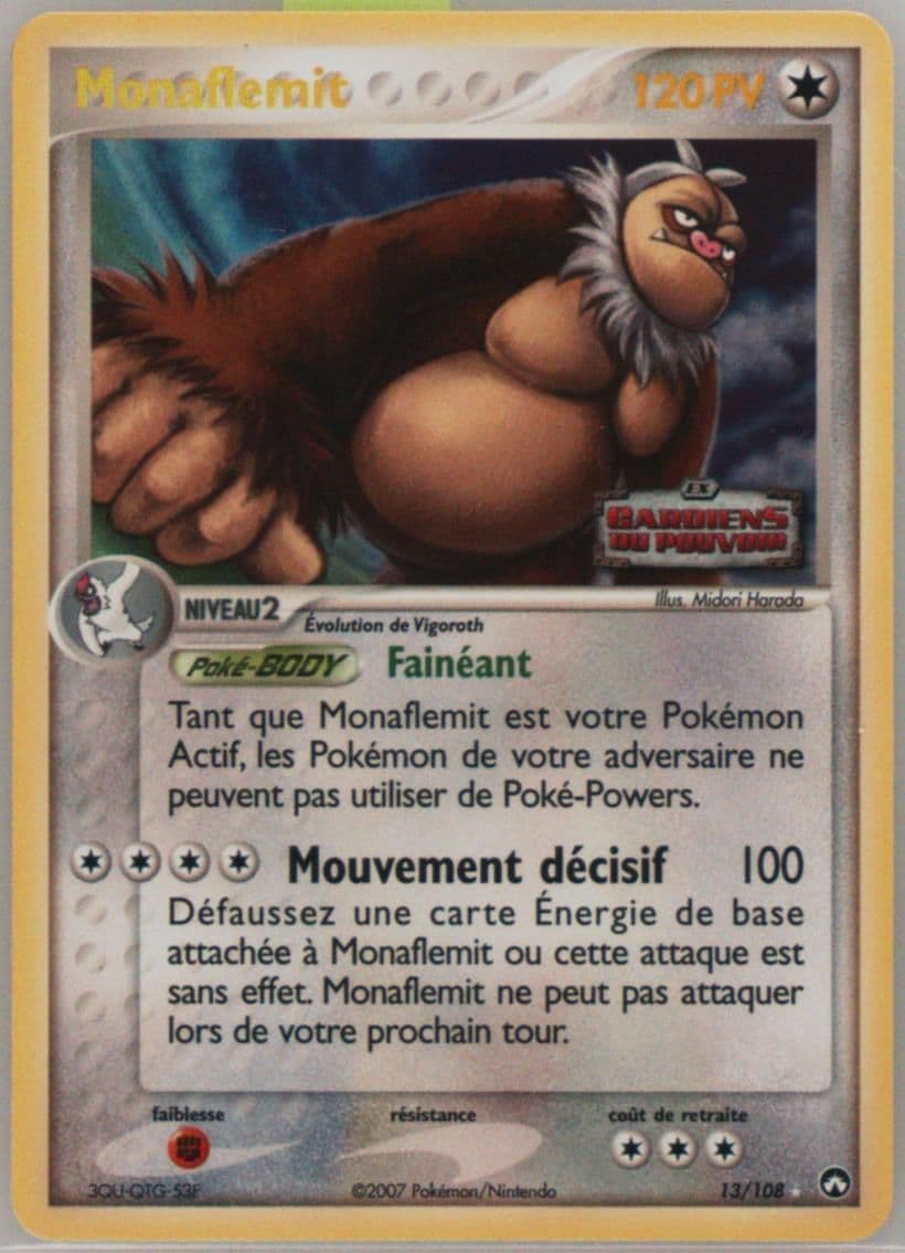 Monaflemit-Reverse Foil French (13) 2007 Pokemon EX Power Keepers