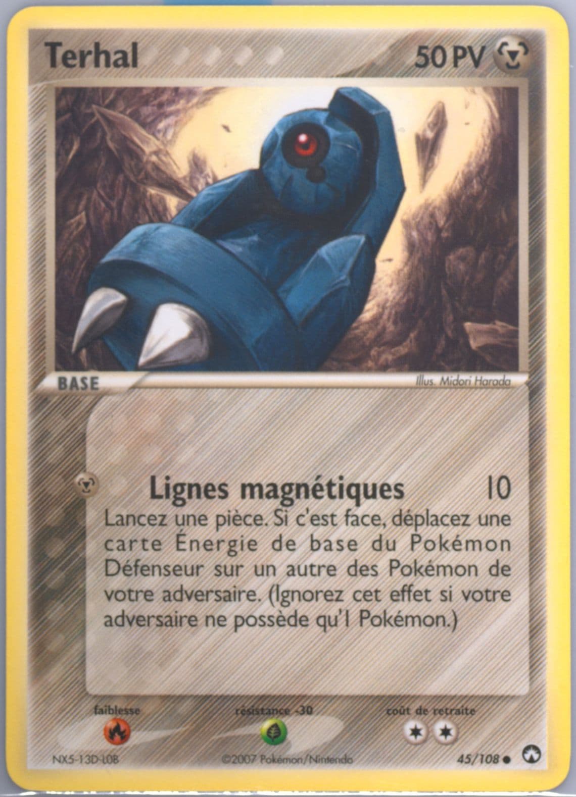 Terhal French (45) 2007 Pokemon EX Power Keepers