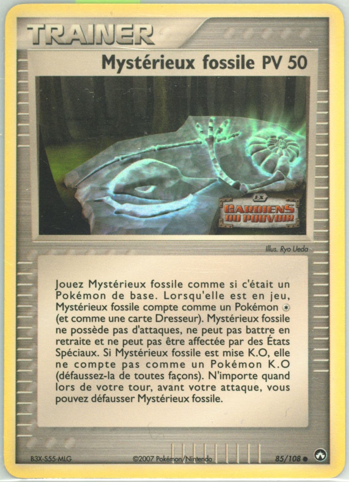 Mysterieux Fossile-Reverse Foil French (85) 2007 Pokemon EX Power Keepers