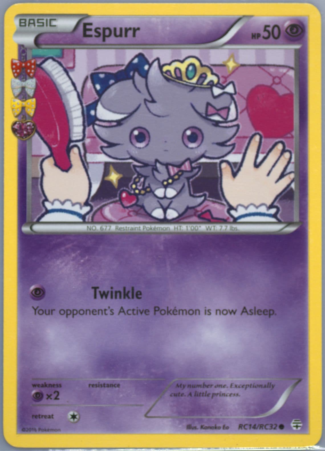 Espurr (RC14) 2016 Pokemon XY Generations Radiant Collection