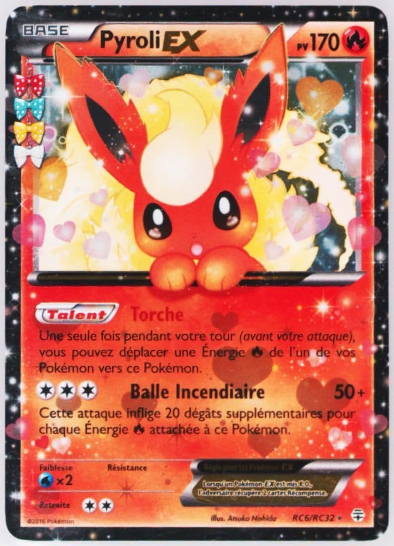 Pyroli EX French (RC6) 2016 Pokemon XY Generations Radiant Collection