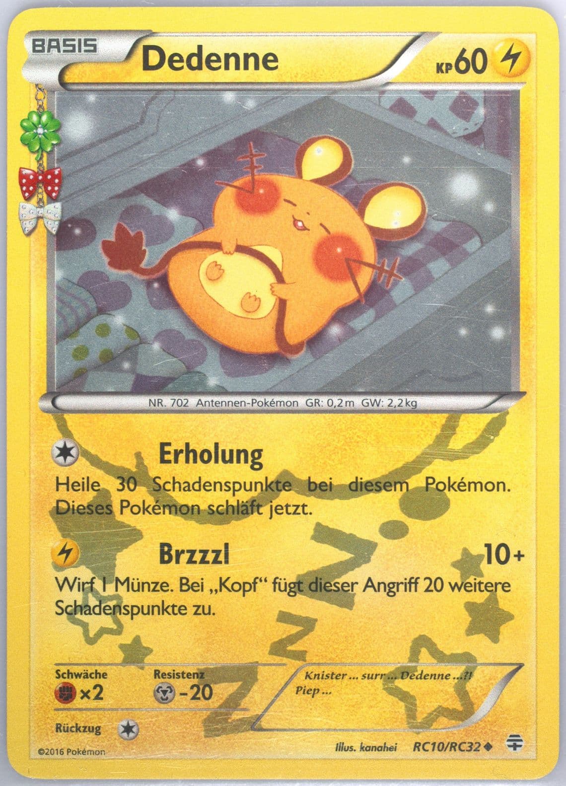 Dedenne German (RC10) 2016 Pokemon XY Generations Radiant Collection