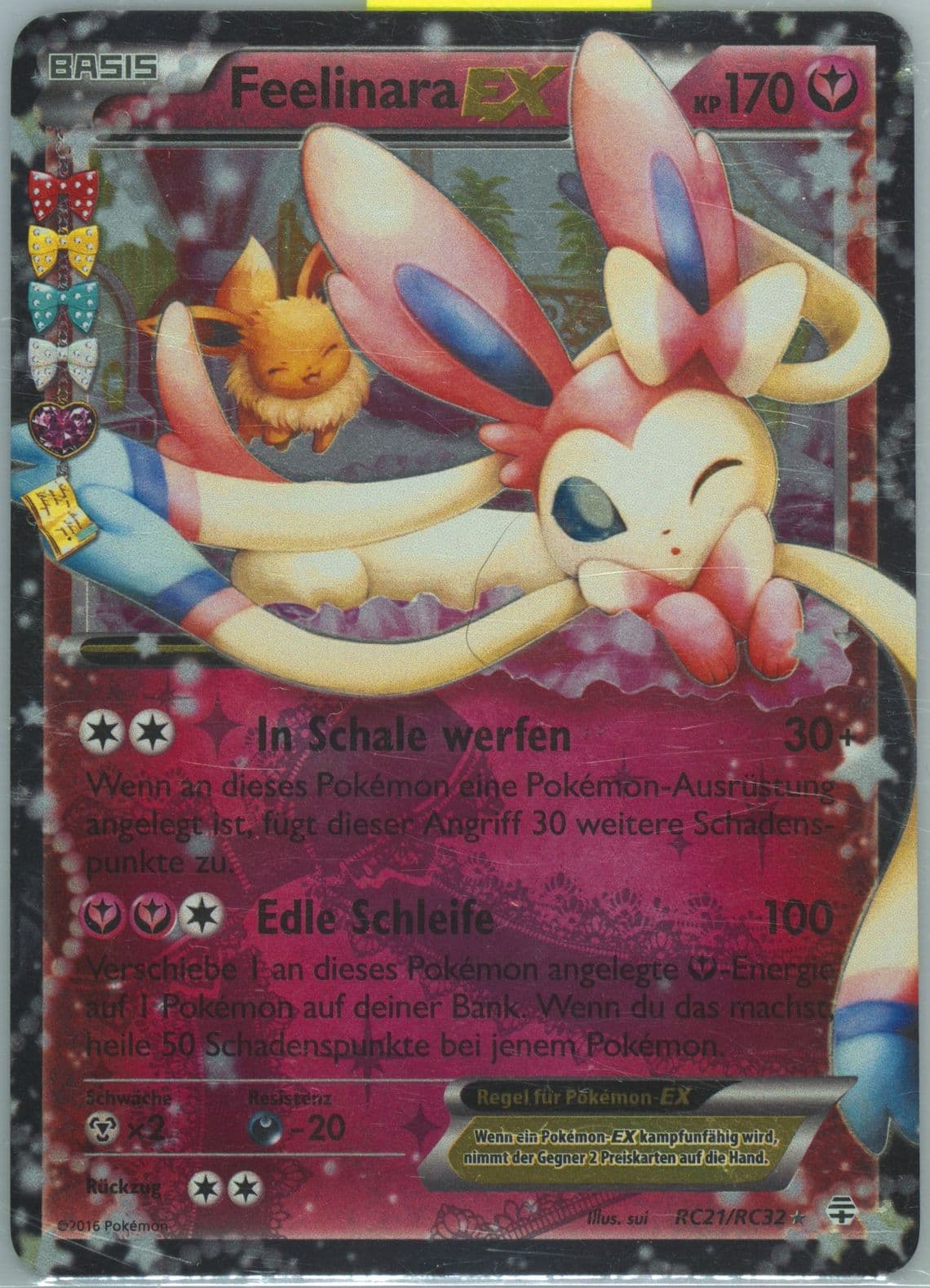Feelinara EX German (RC21) 2016 Pokemon XY Generations Radiant Collection