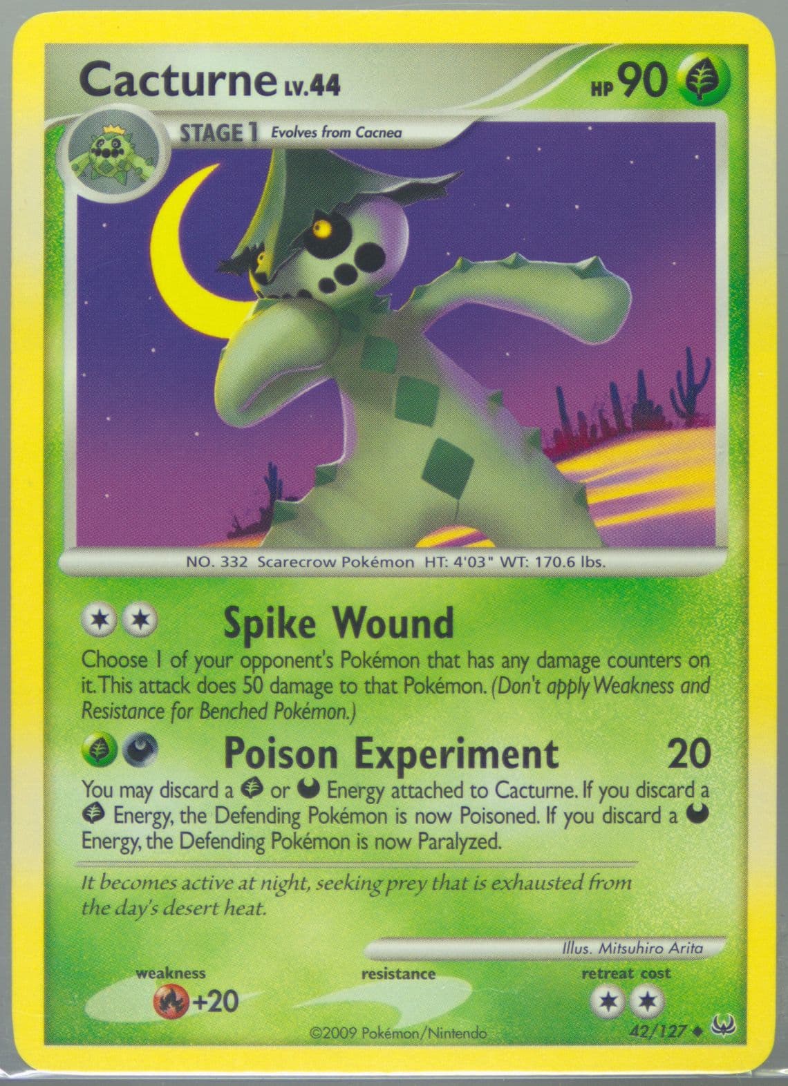 Cacturne (42) 2009 Pokemon Platinum