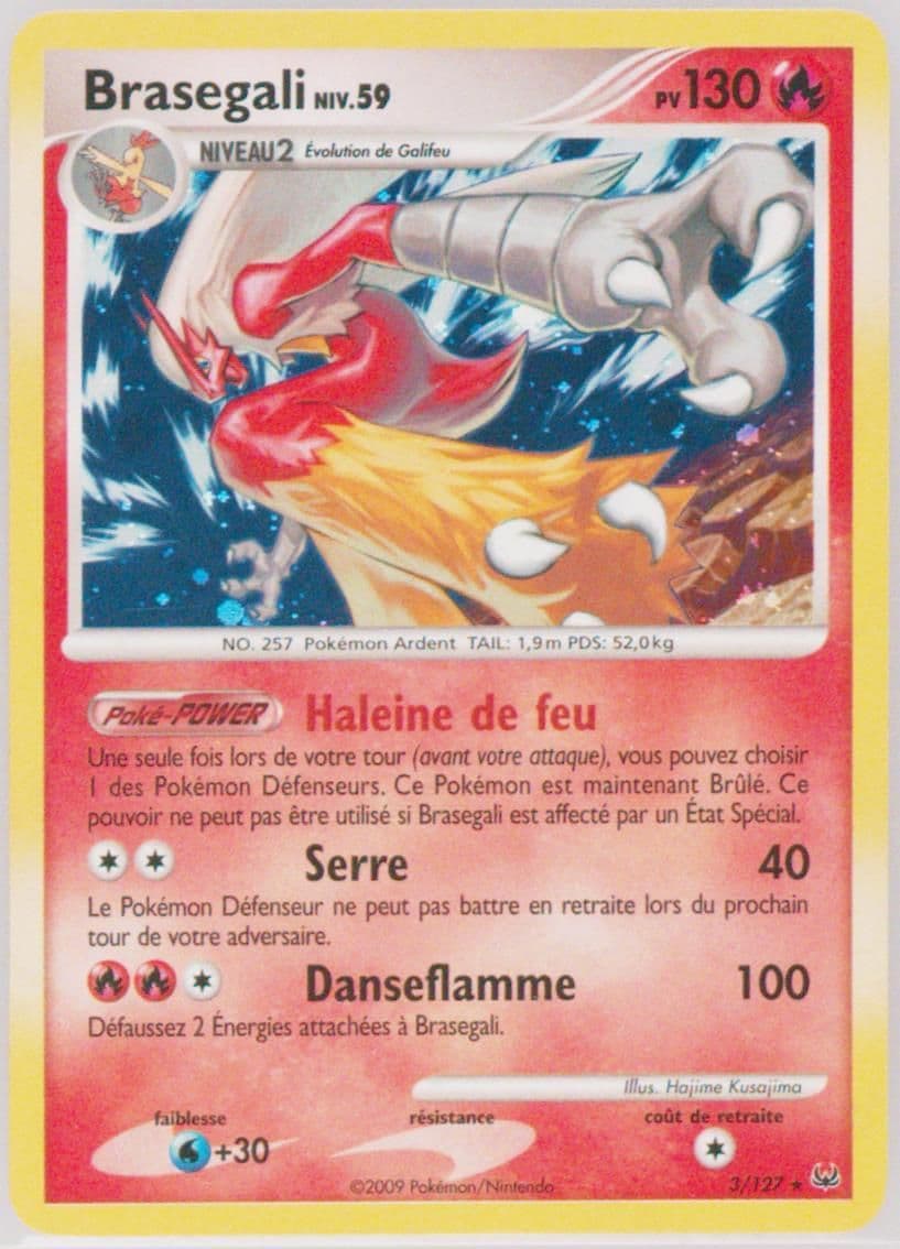 Brasegali-Holo French (3) 2009 Pokemon Platinum