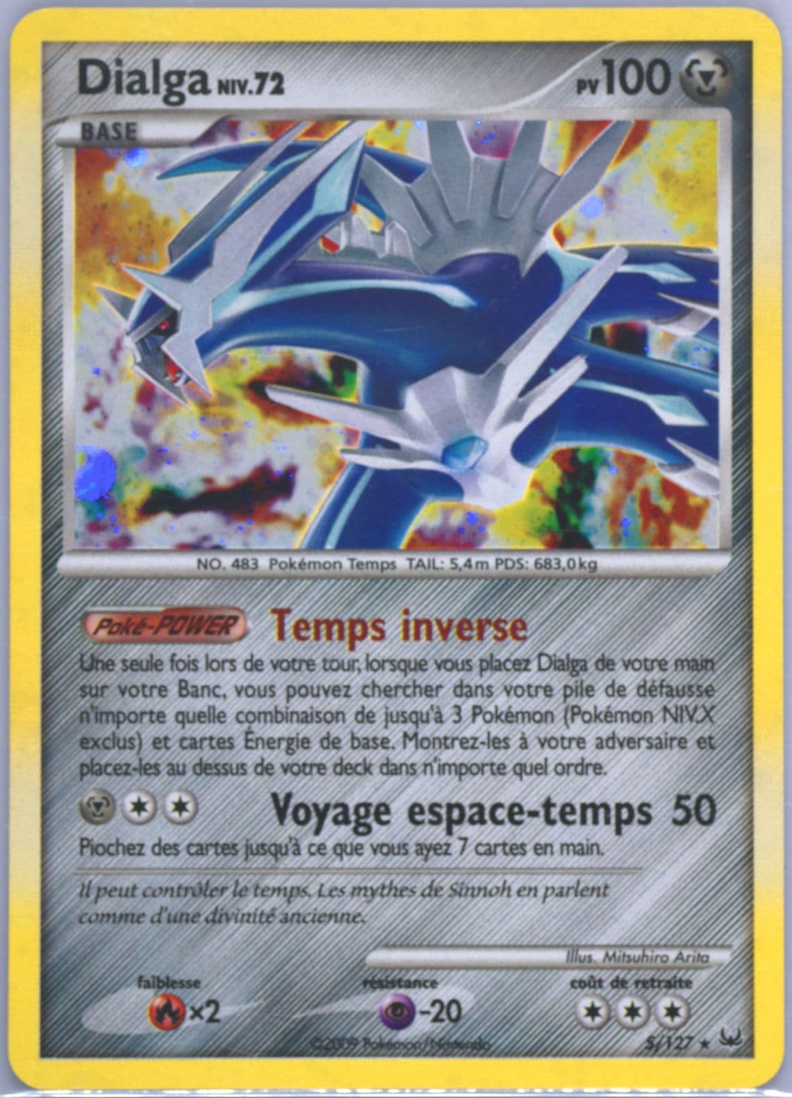 Dialga-Holo French (5) 2009 Pokemon Platinum