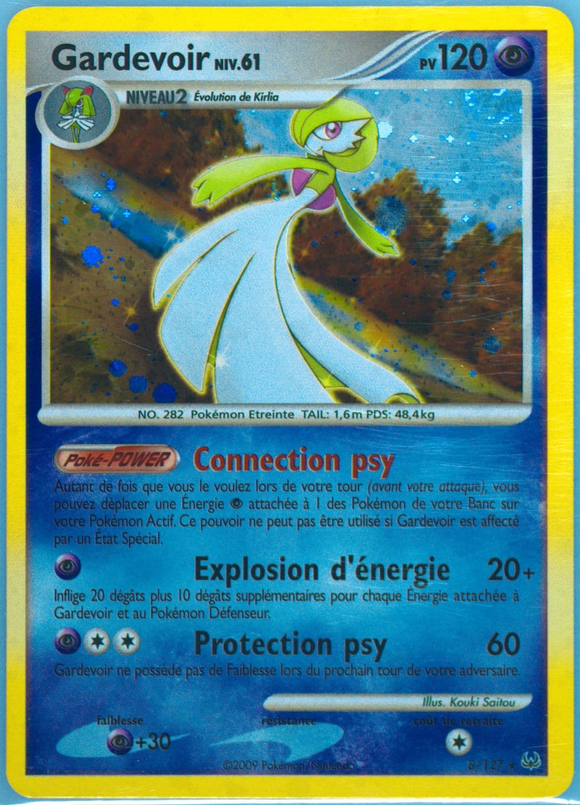 Gardevoir-Holo French (8) 2009 Pokemon Platinum