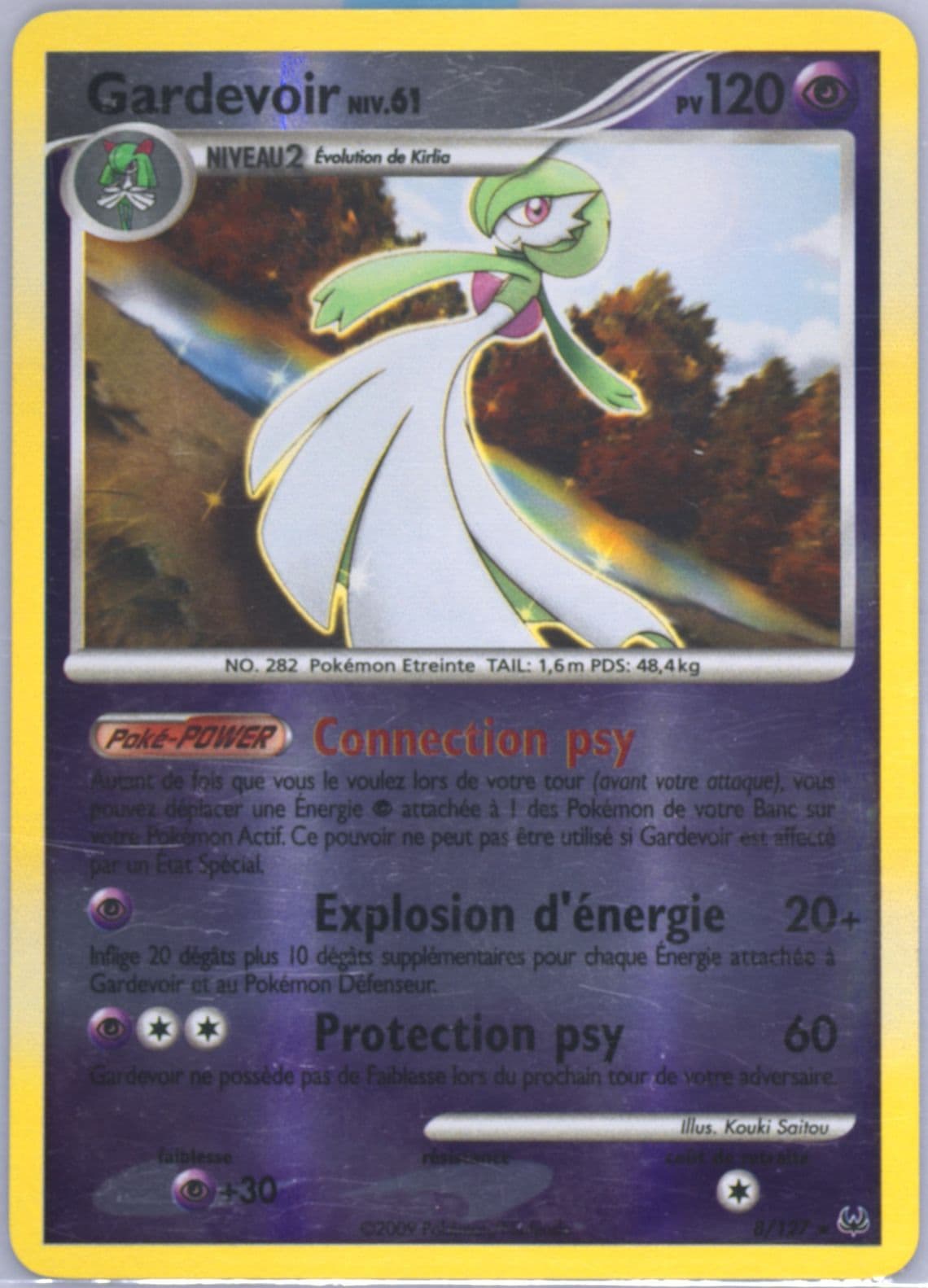Gardevoir-Reverse Foil French (8) 2009 Pokemon Platinum
