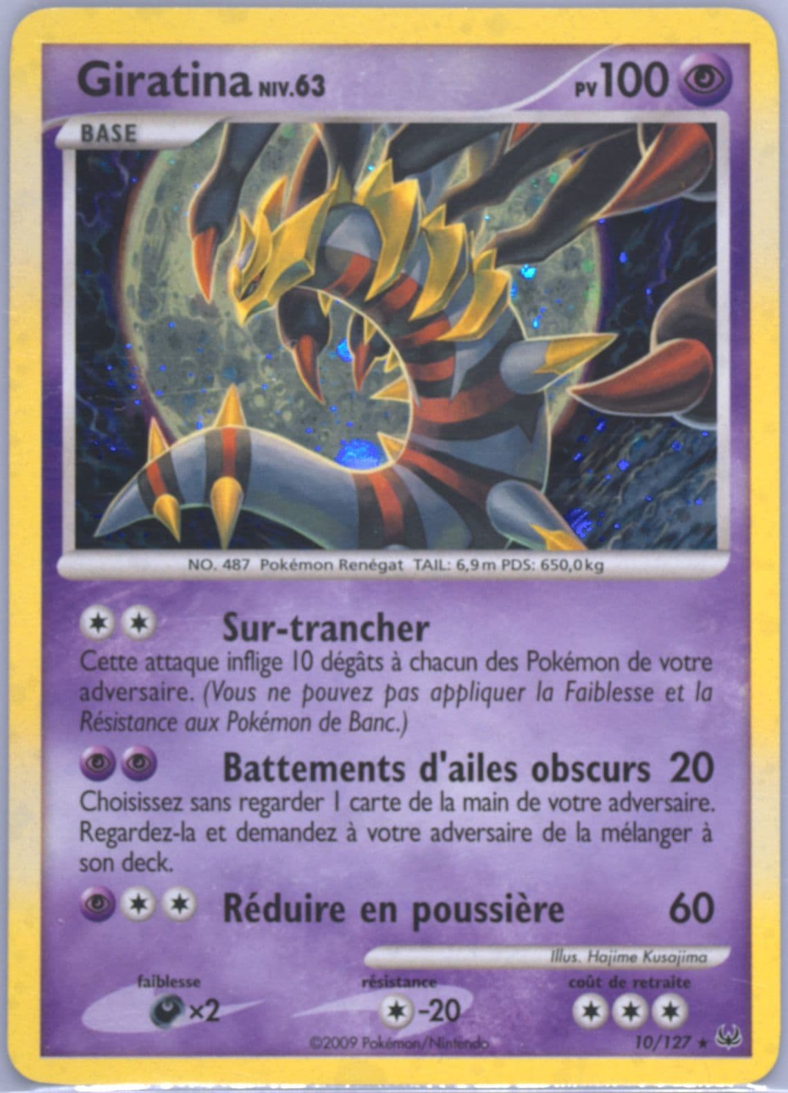 Giratina-Holo French (10) 2009 Pokemon Platinum