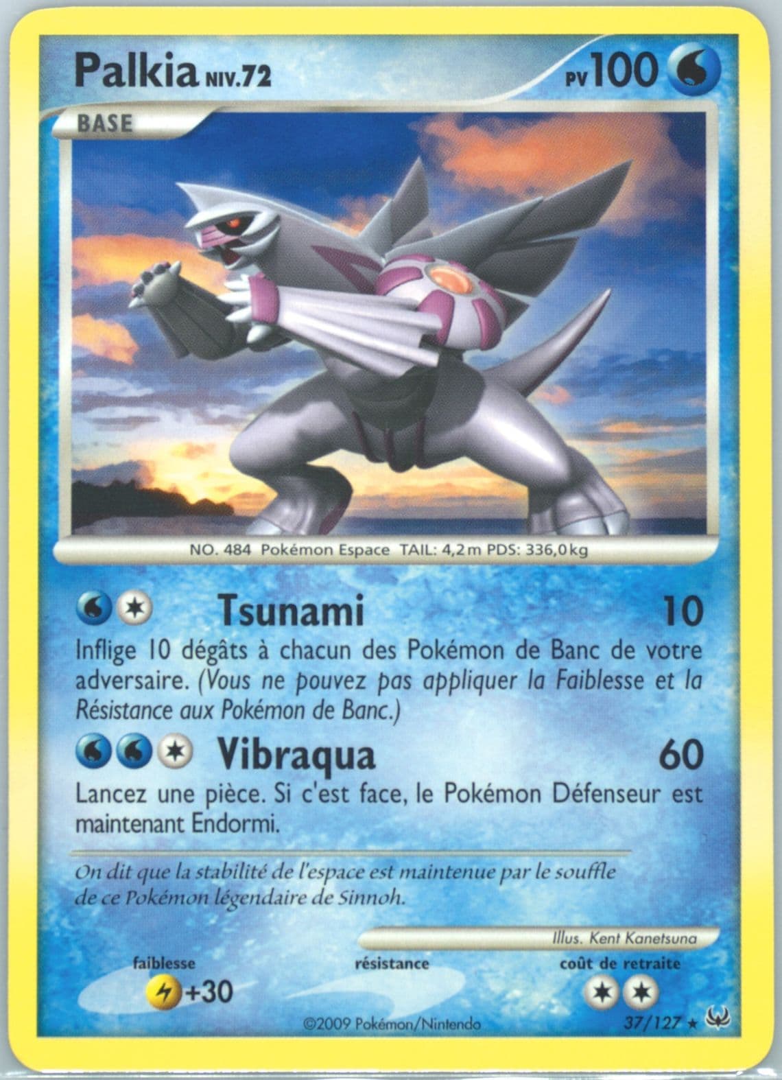 Palkia French (37) 2009 Pokemon Platinum