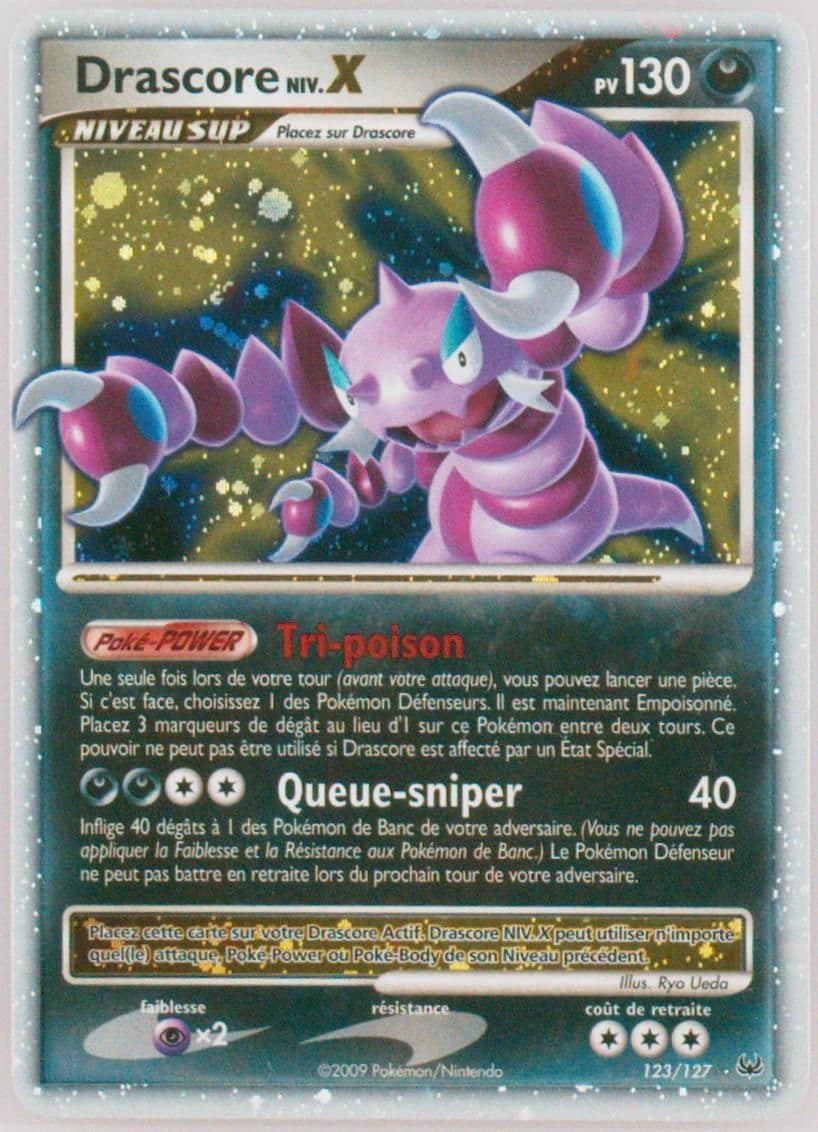 Drascore Niv.X-Holo French (123) 2009 Pokemon Platinum