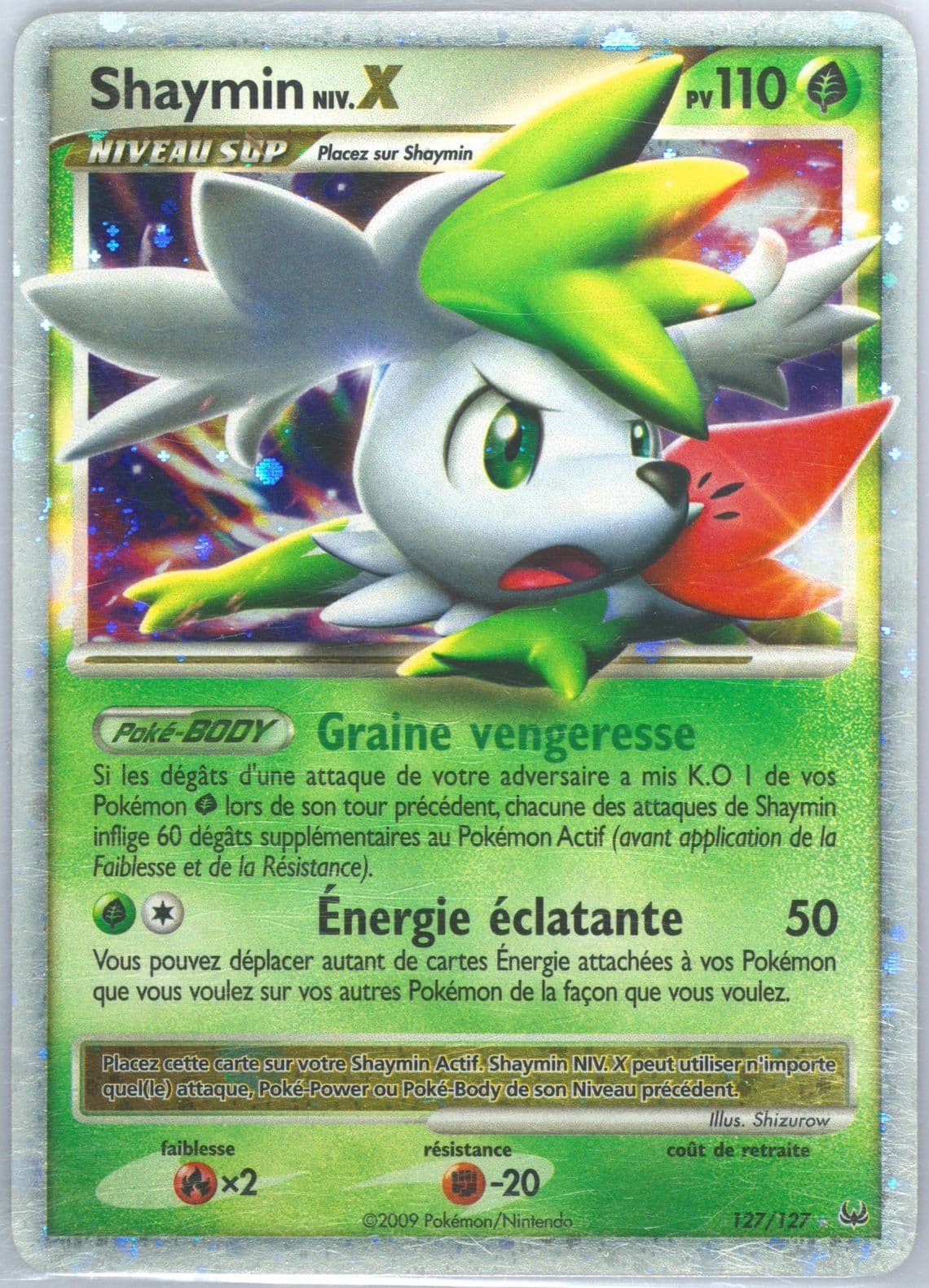 Shaymin Niv.X-Holo French (127) 2009 Pokemon Platinum